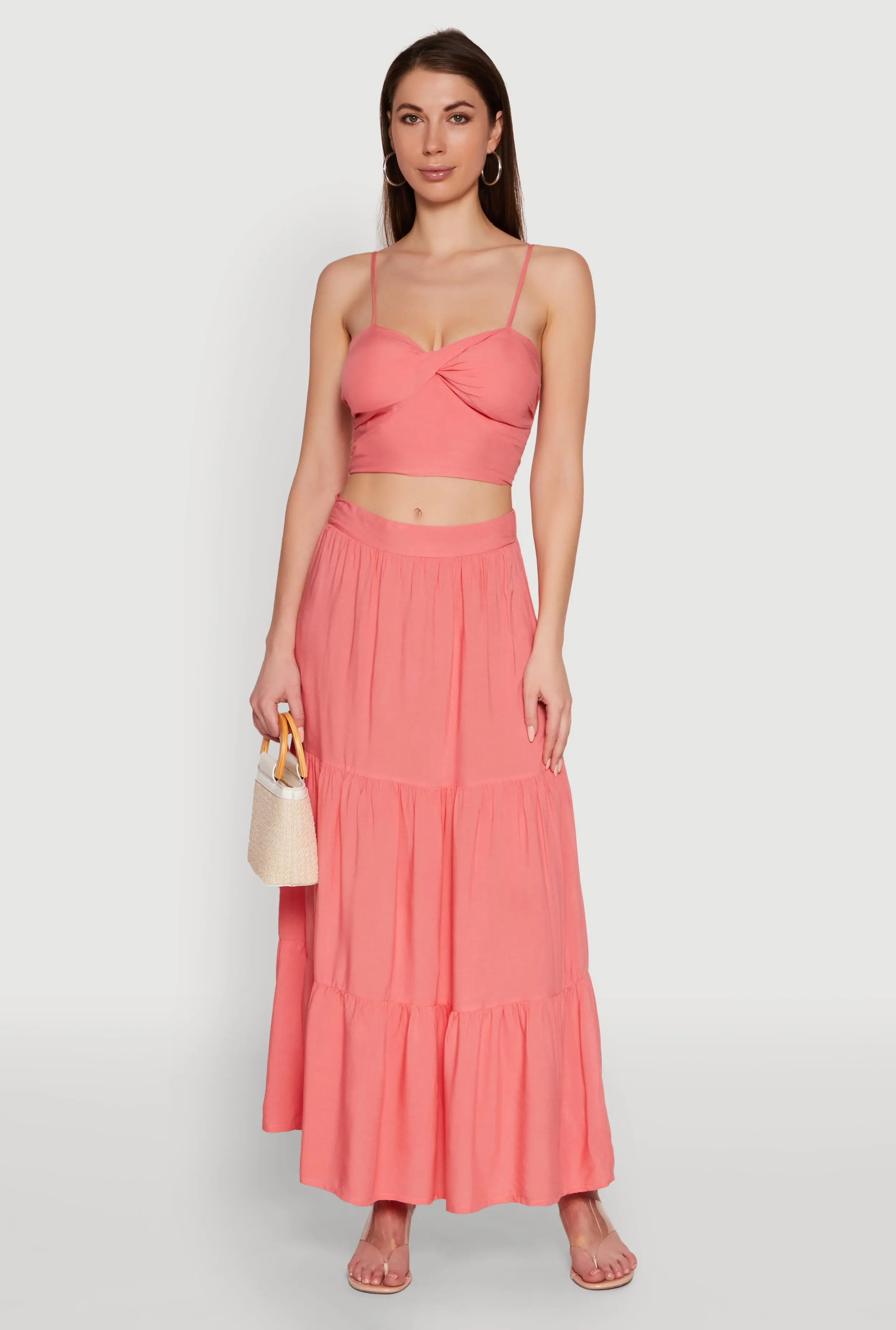 Stylish Padded Bustier with Twist Front Sweetheart Neckline sold by Rainbow product image thumbnail 3