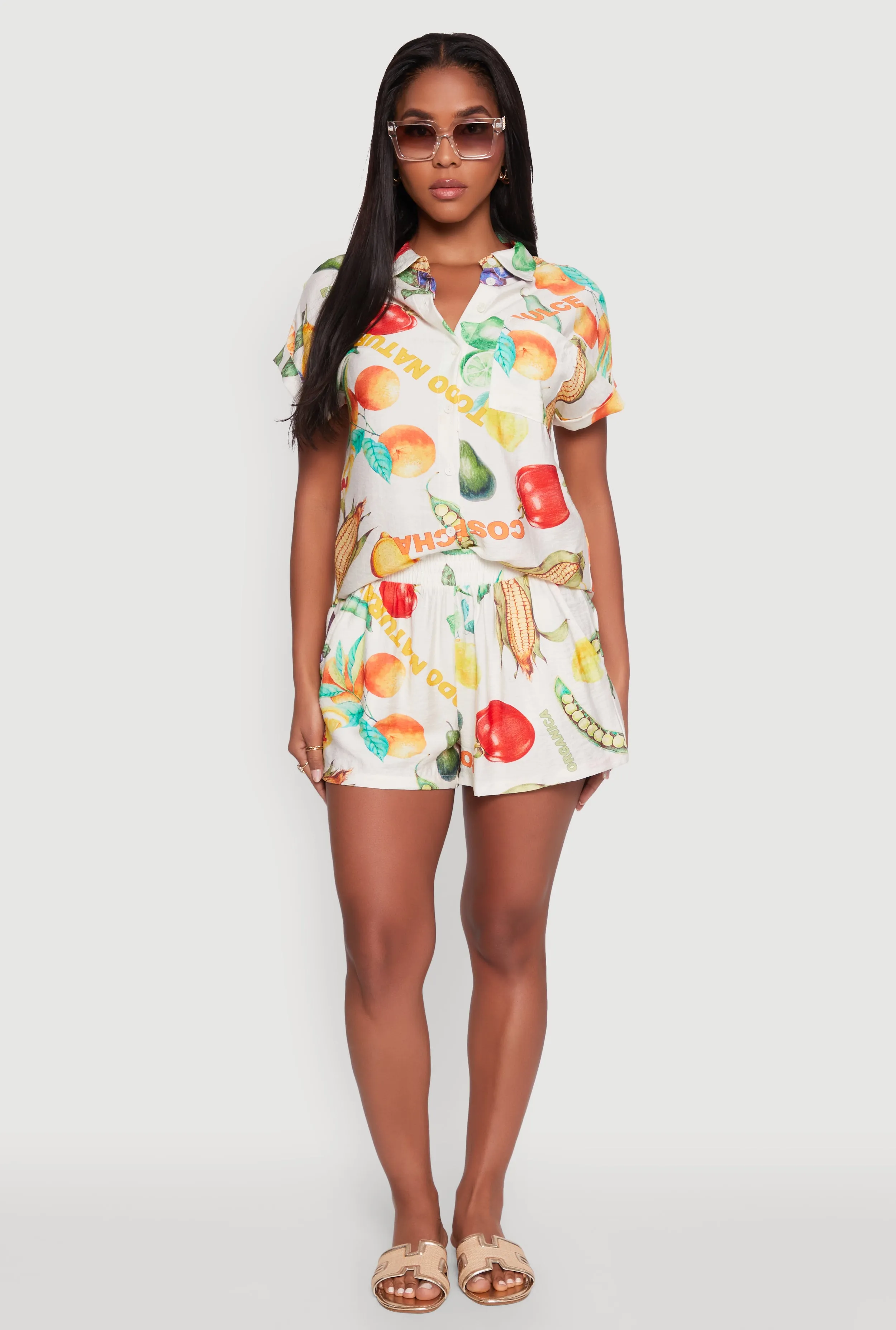 Classic Fit Button Front Shirt with Rolled Cuffs sold by Rainbow product image thumbnail 2