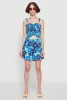 Floral Print Tie Strap Sweetheart Neckline Cami sold by Rainbow