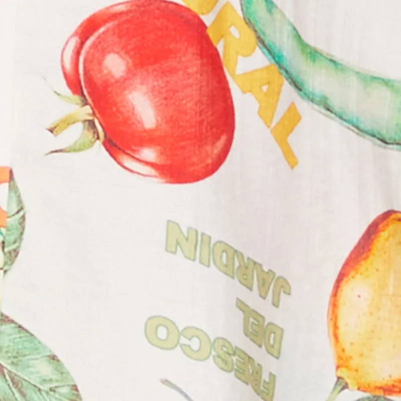 Plus Size Fruit Print Button Front Short Sleeve Shirt sold by Rainbow product image thumbnail 4