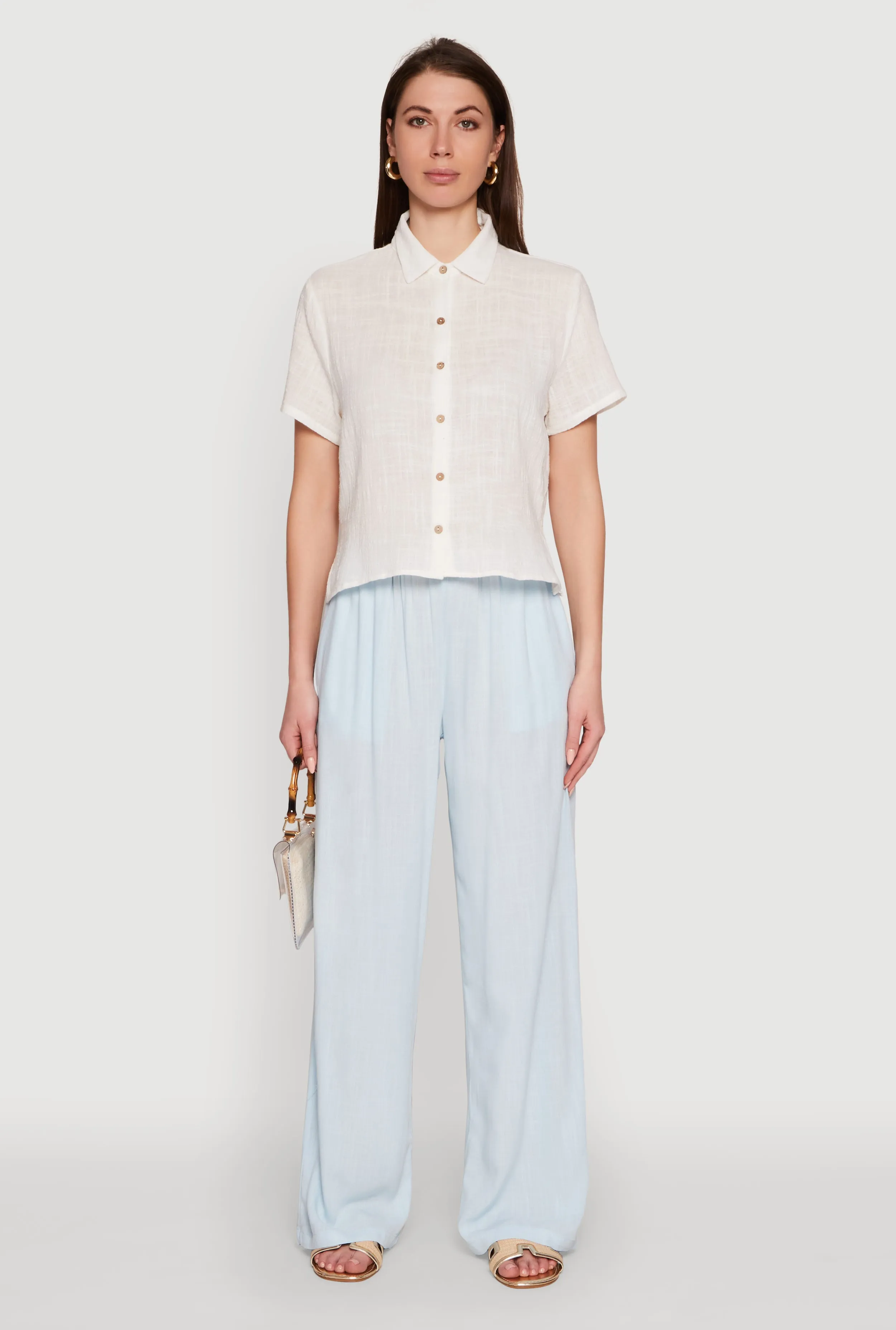 Drawstring Palazzo Pants sold by Rainbow product image thumbnail 2