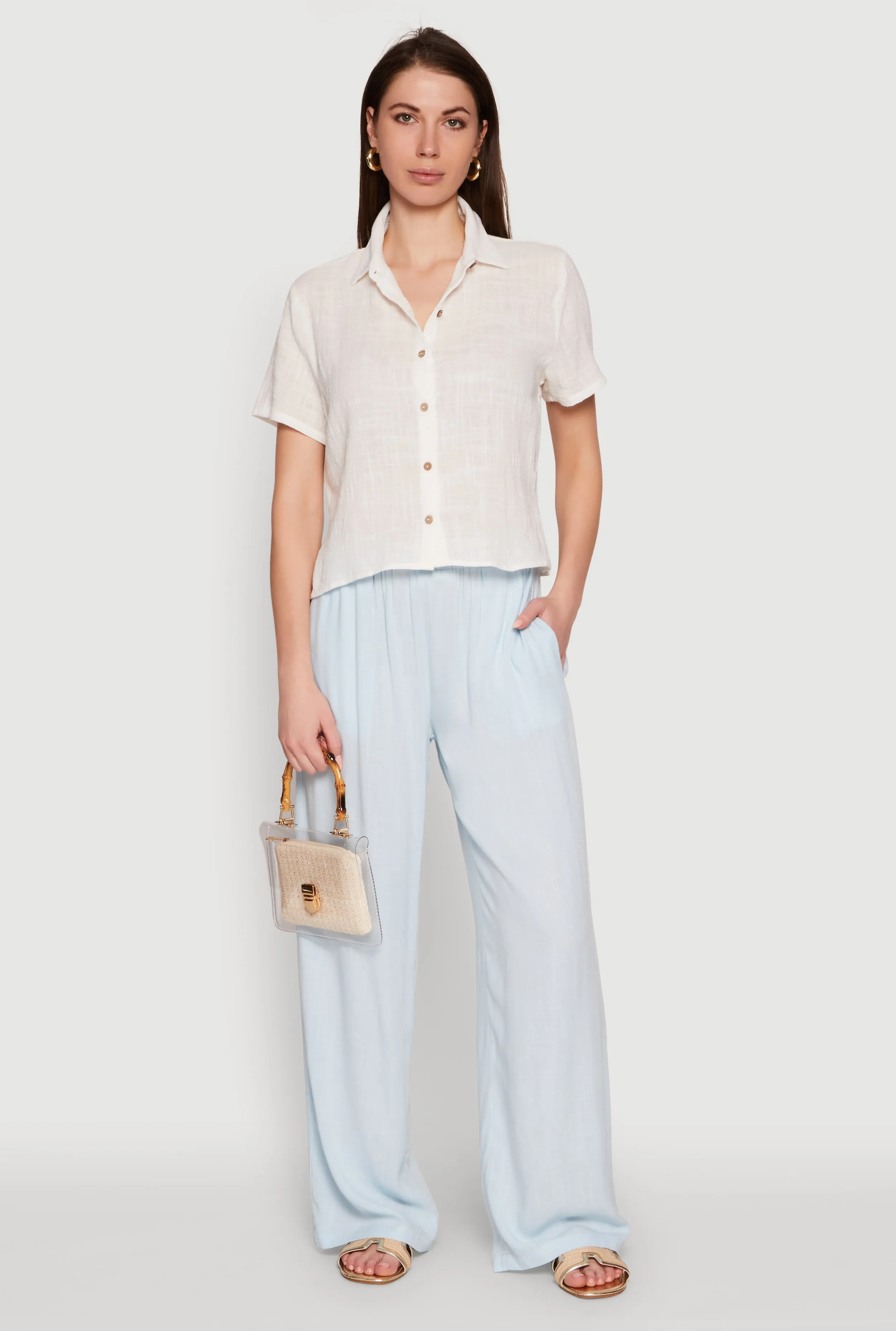 Drawstring Palazzo Pants sold by Rainbow