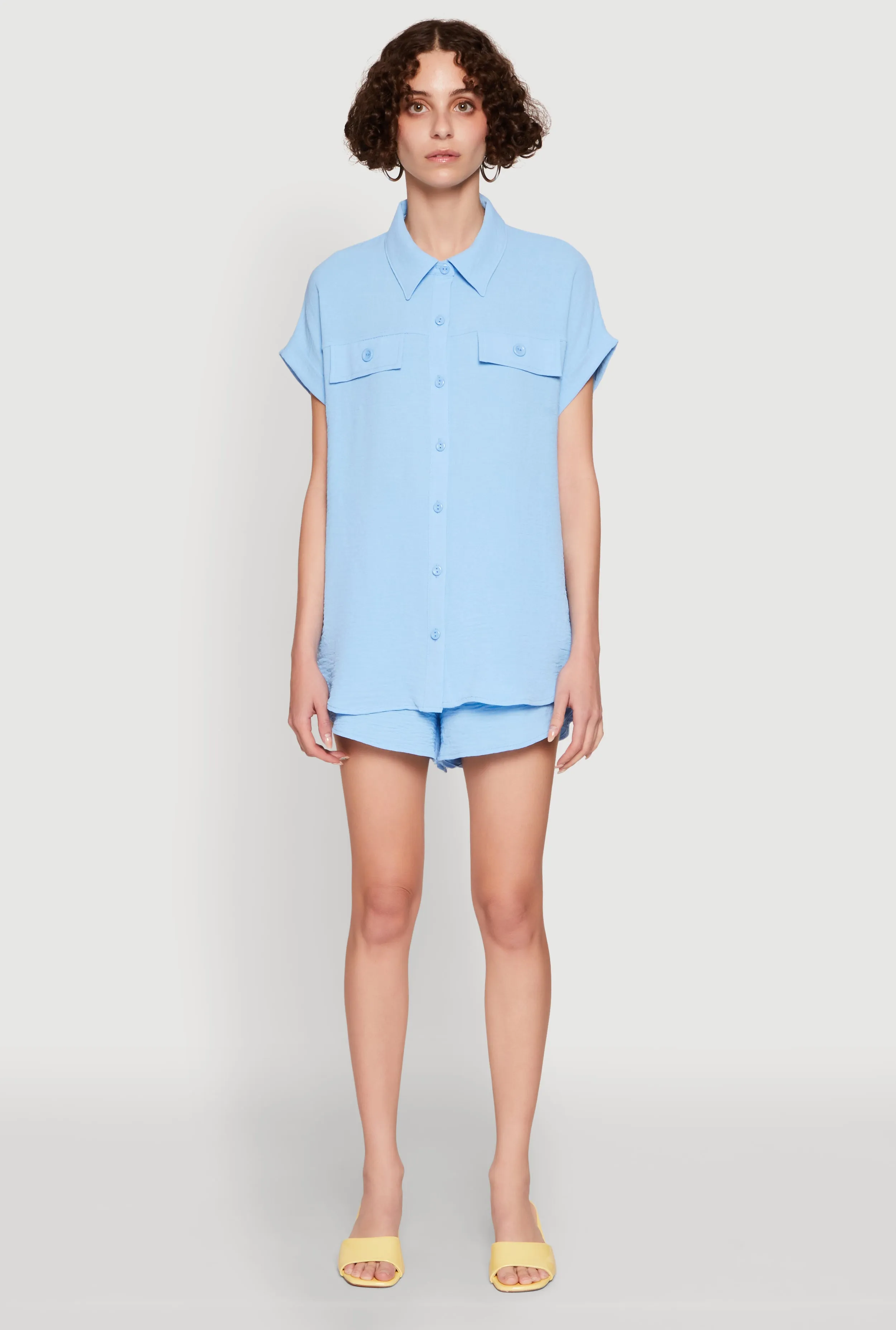 Stylish Crepe Knit Shorts for Casual & Trendy Looks sold by Rainbow product image thumbnail 2