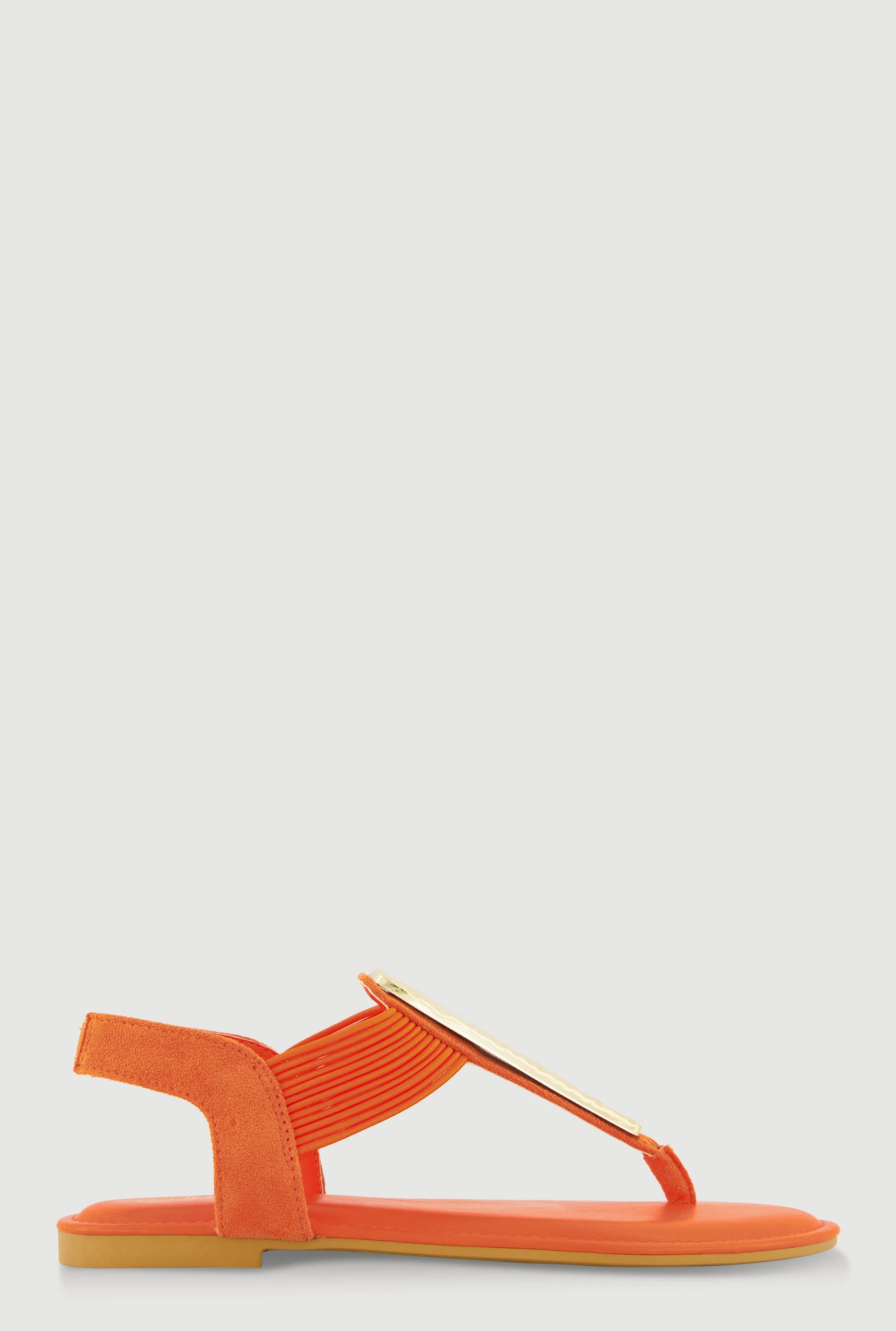 Textured Metallic Pendant Corded Thong Sandals sold by Rainbow product image thumbnail 2