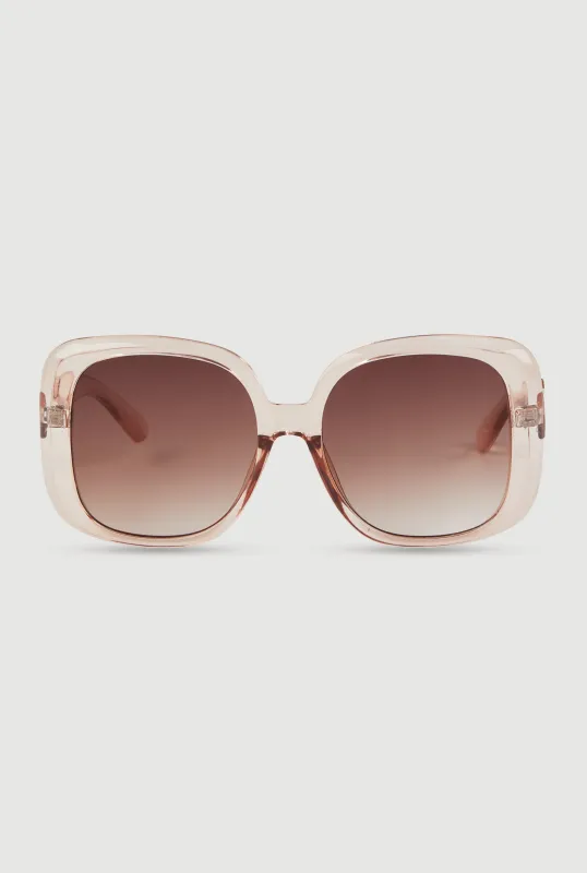Stylish Metallic Ombre Lens Sunglasses sold by Rainbow