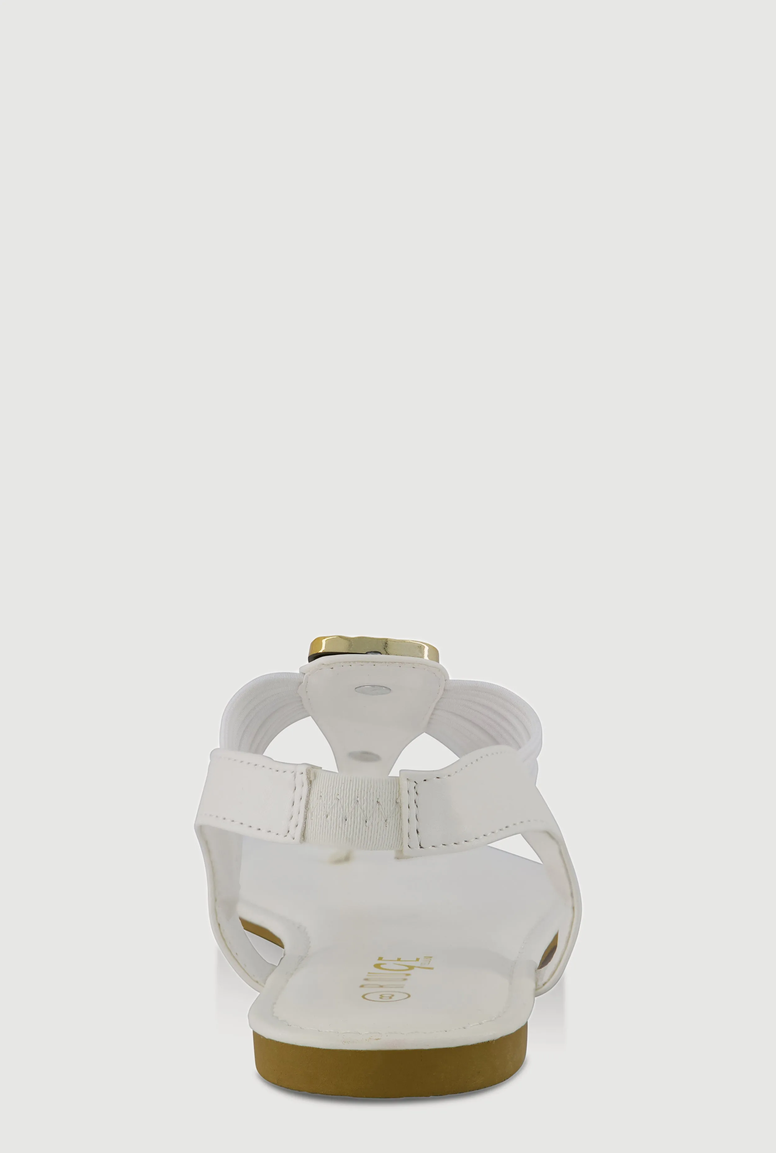 Textured Metallic Pendant Corded Thong Sandals sold by Rainbow product image thumbnail 3