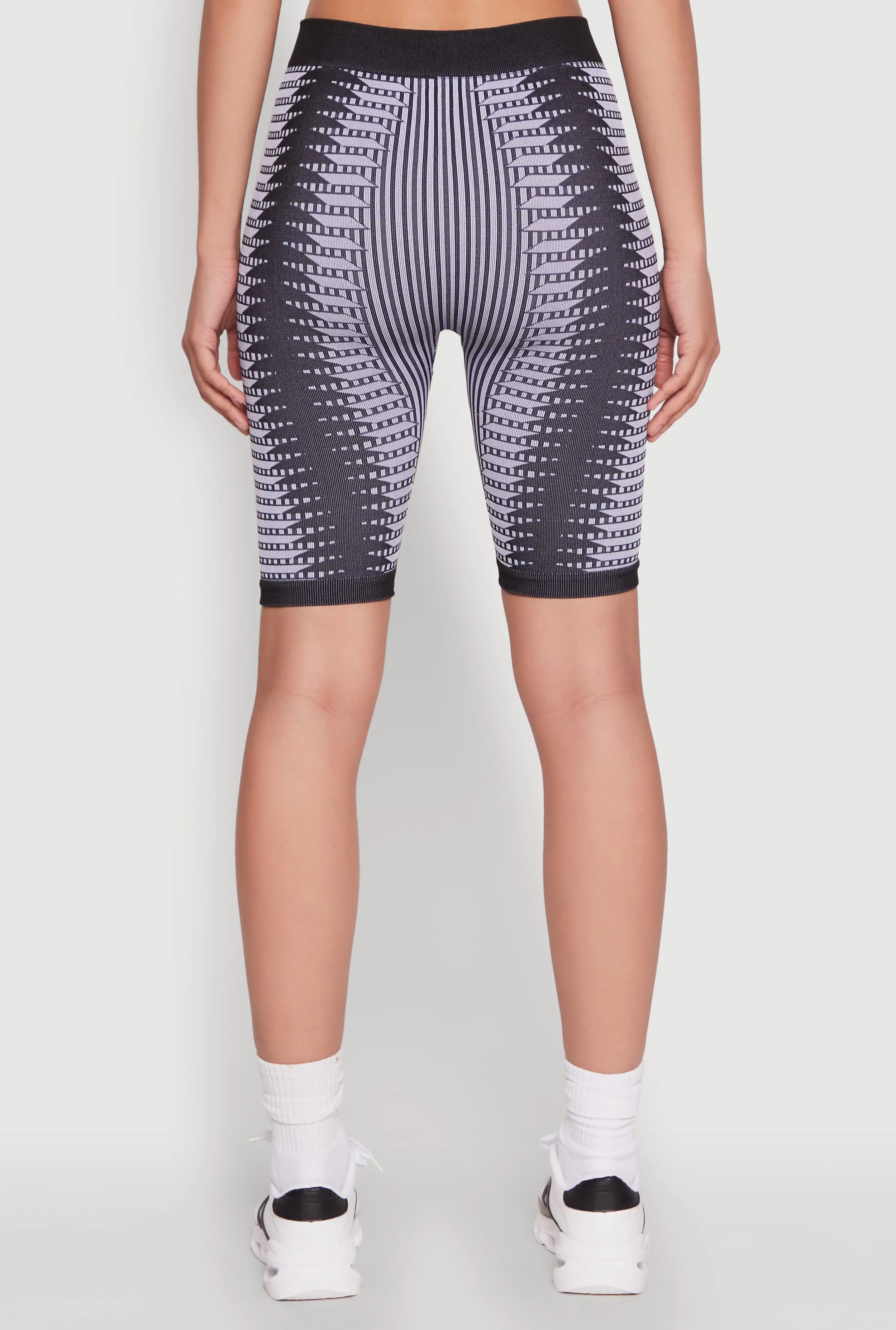 Seamless Geometric Patterned Biker Shorts sold by Rainbow product image thumbnail 5
