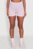 High Waisted Mineral Wash Seamless Bike Shorts sold by Rainbow