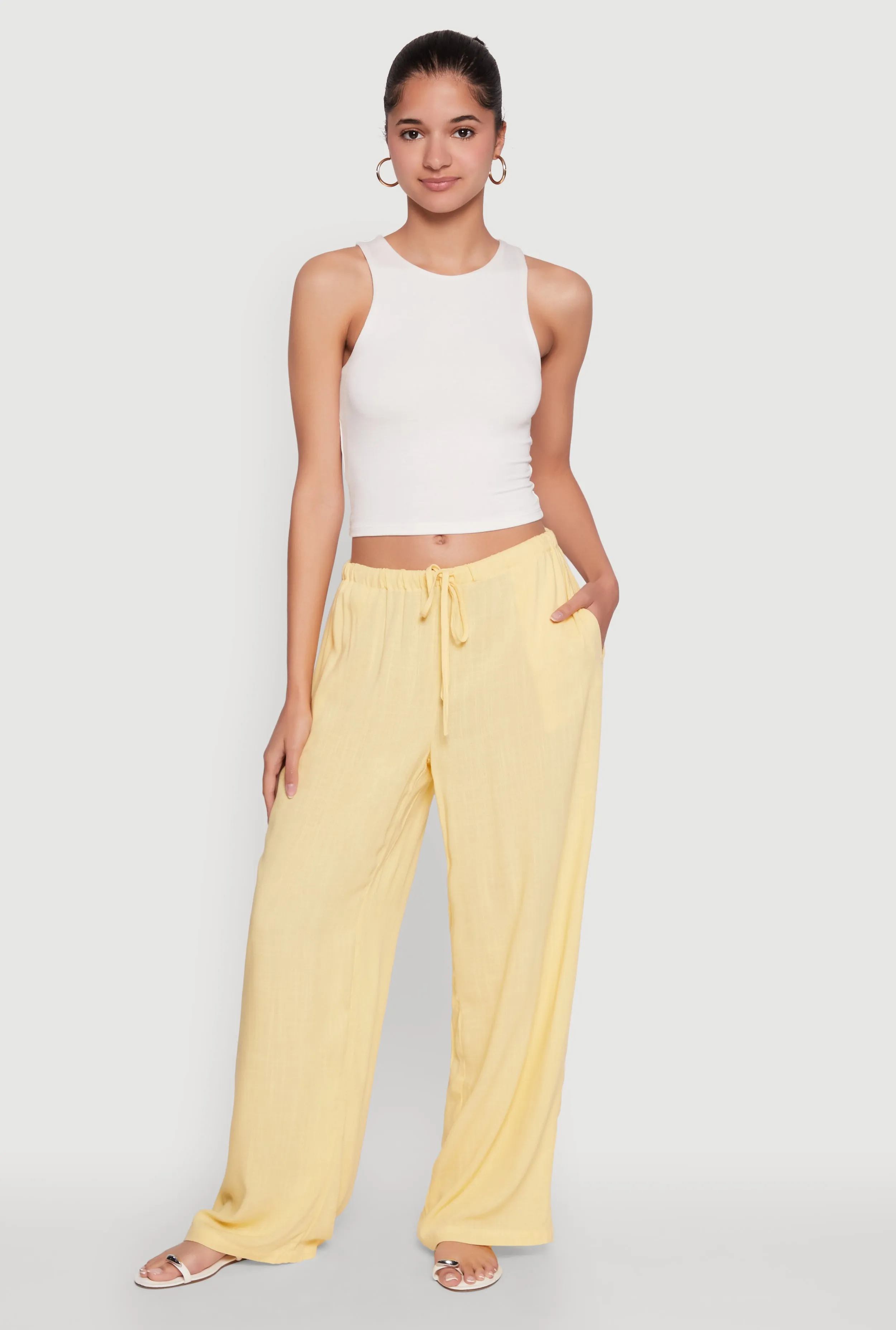 Drawstring Palazzo Pants sold by Rainbow product image thumbnail 2