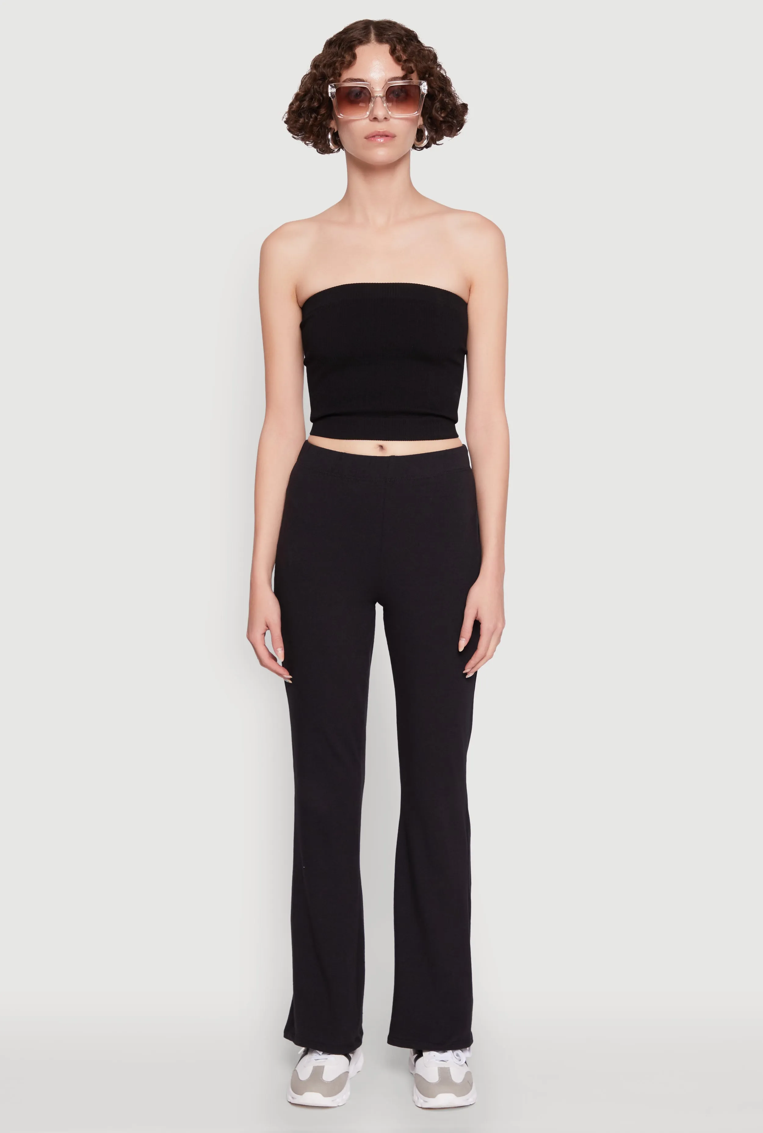 Ribbed Knit Seamless Tube Top sold by Rainbow product image thumbnail 3