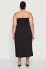 Plus Size Soft Knit Empire Waist Maxi Tube Dress sold by Rainbow