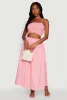 Chic Sleeveless Cami Top with Square Neck and Cropped Hem sold by Rainbow