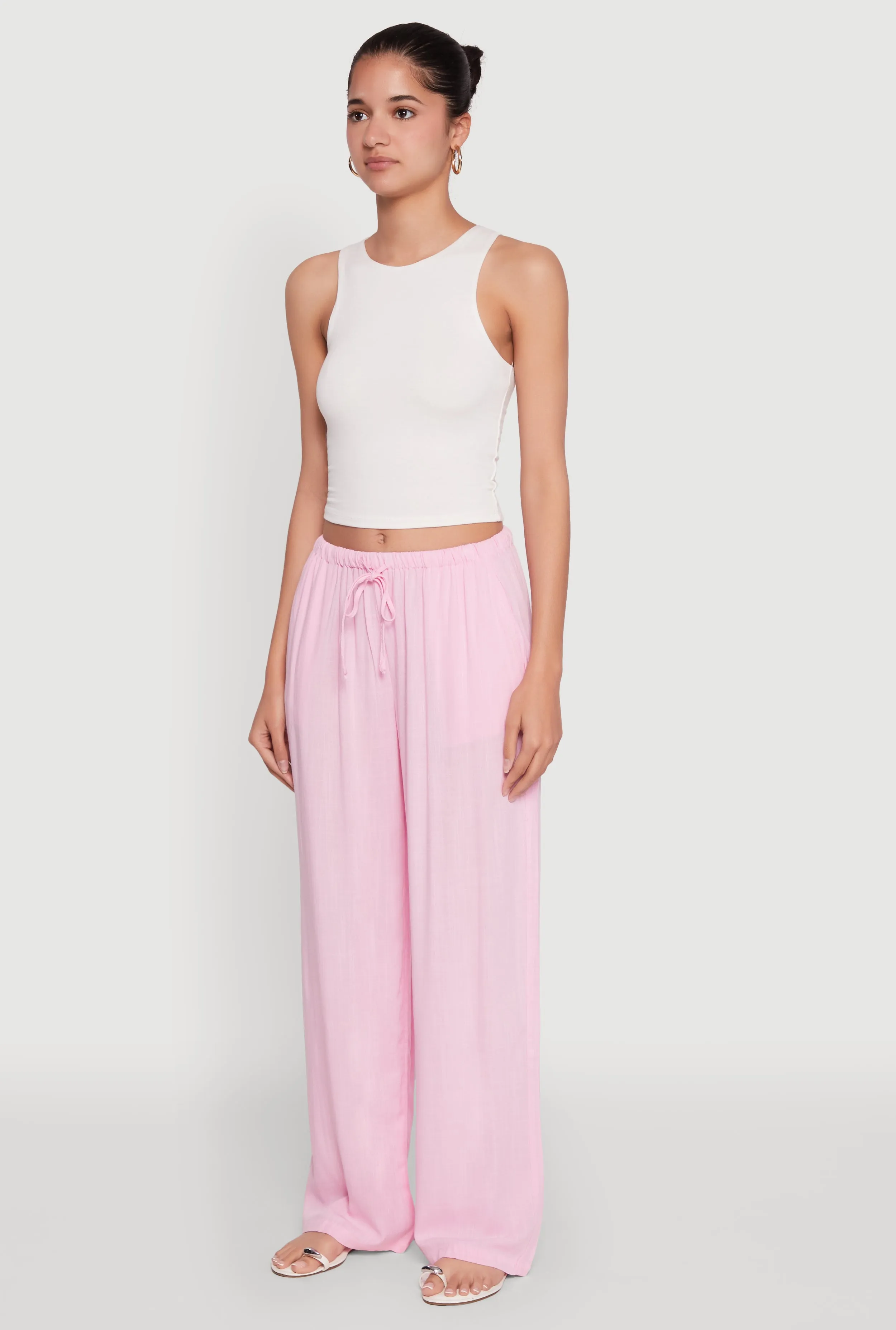 Drawstring Palazzo Pants sold by Rainbow product image thumbnail 3
