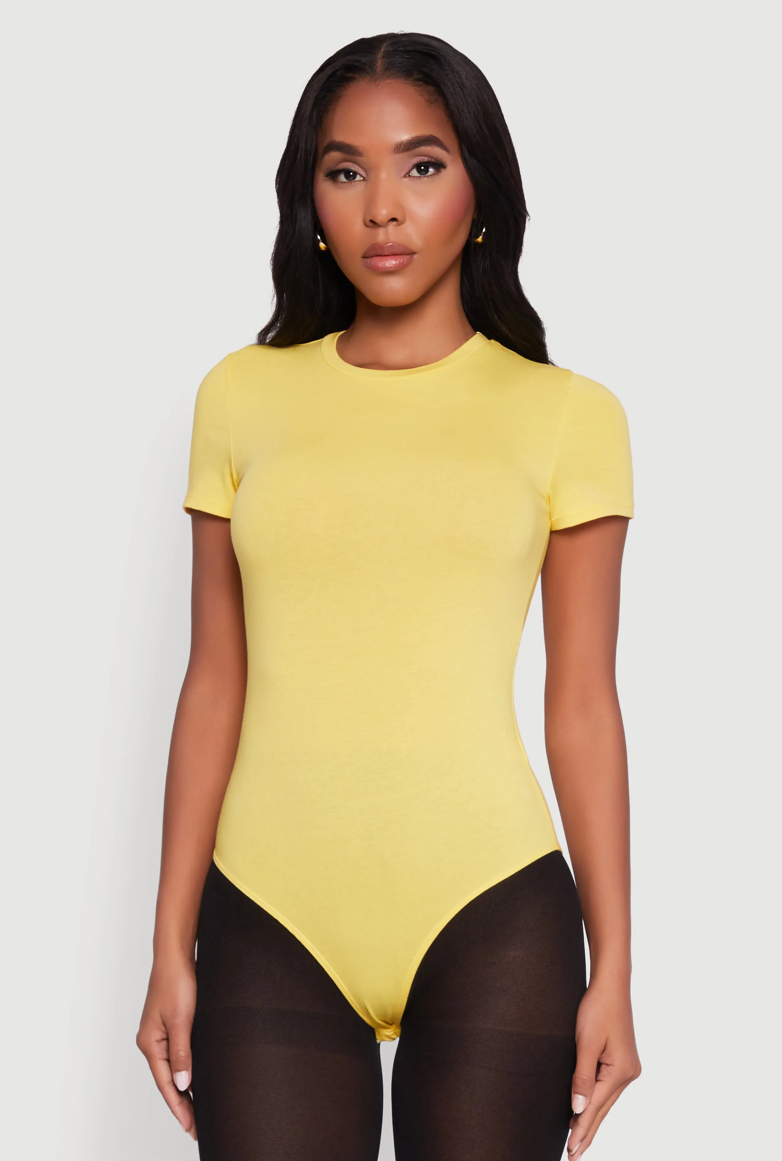 Crew Neck Short Sleeve Bodysuit sold by Rainbow product image thumbnail 2
