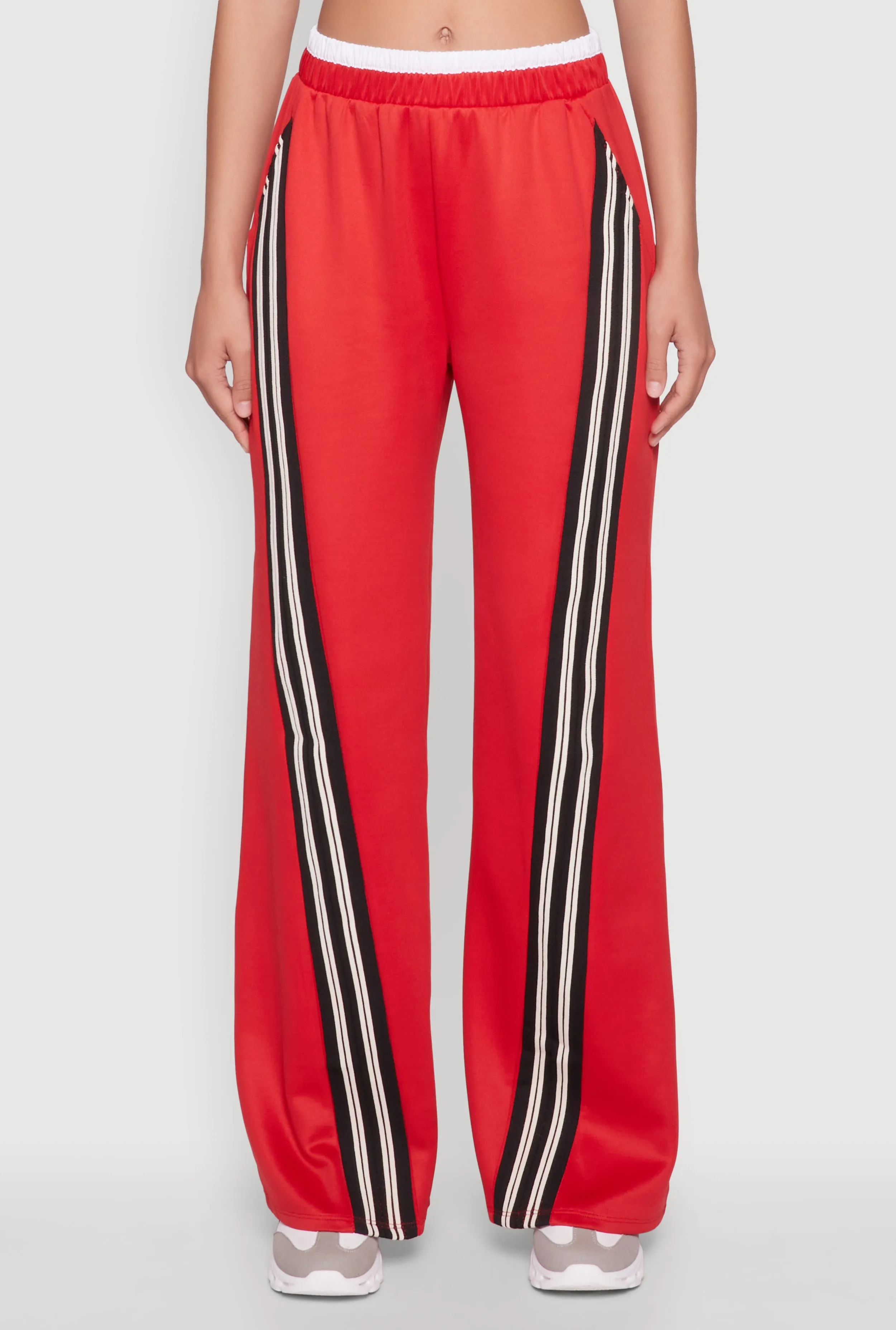 Stylish High Waisted Contrast Trim Scuba Active Pants sold by Rainbow product image thumbnail 5