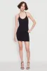 Seamless Rib Knit Scoop Neck Racerback Cami Dress sold by Rainbow