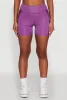 Stylish Mesh Detail High Waisted Bike Shorts sold by Rainbow
