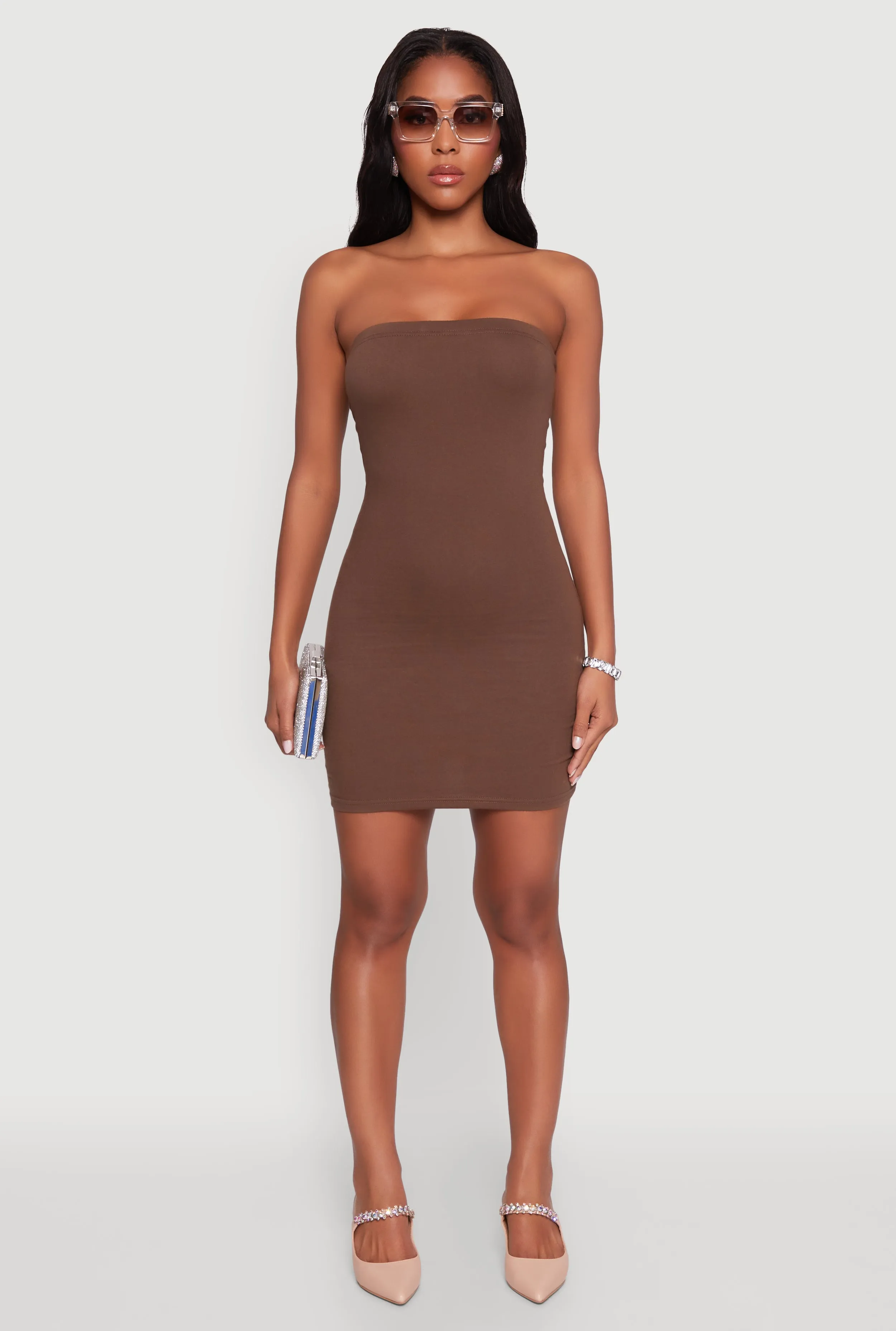 Daisy Mini Tube Dress with Curve Hugging Fit sold by Rainbow product image thumbnail 2