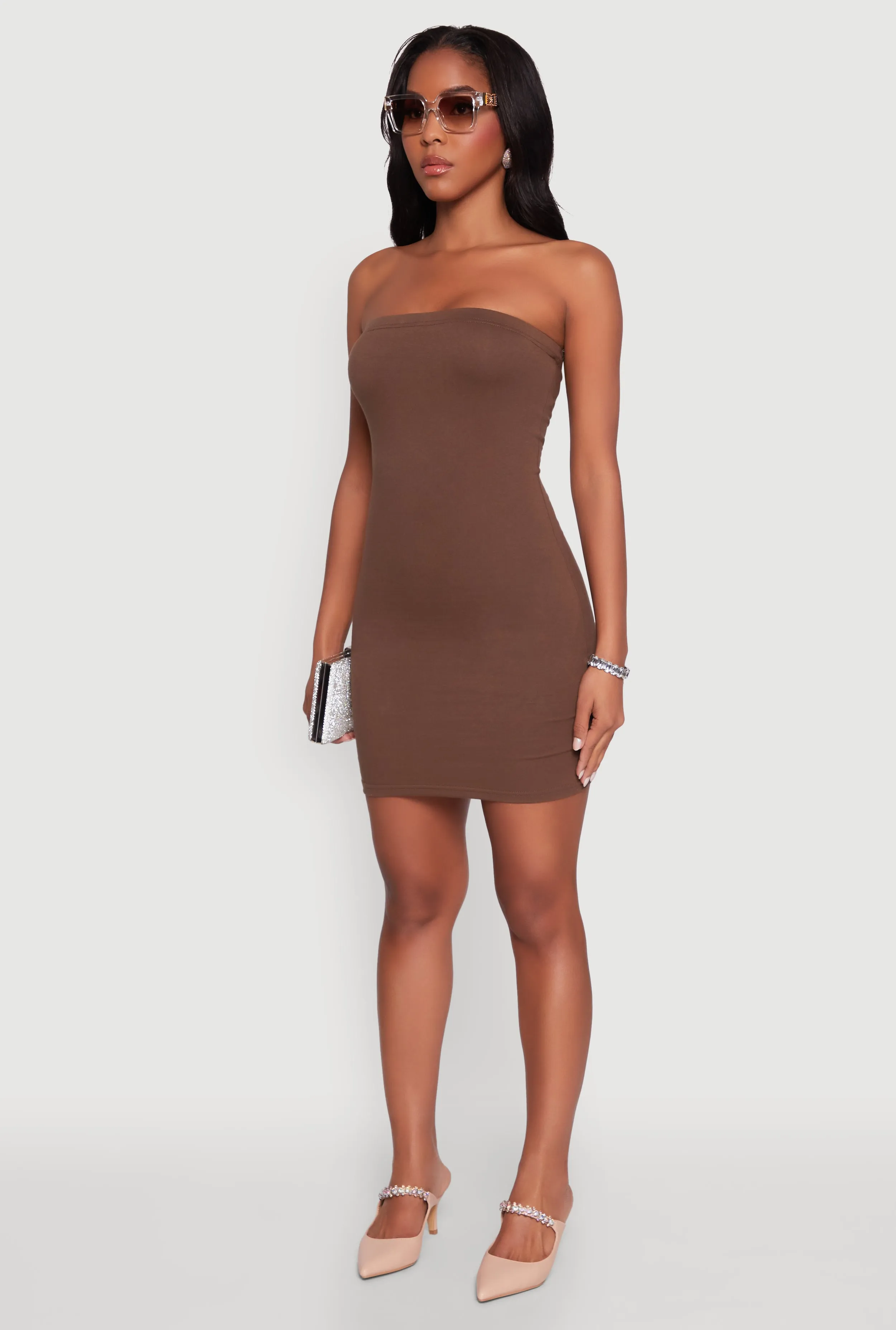 Daisy Mini Tube Dress with Curve Hugging Fit sold by Rainbow product image thumbnail 3