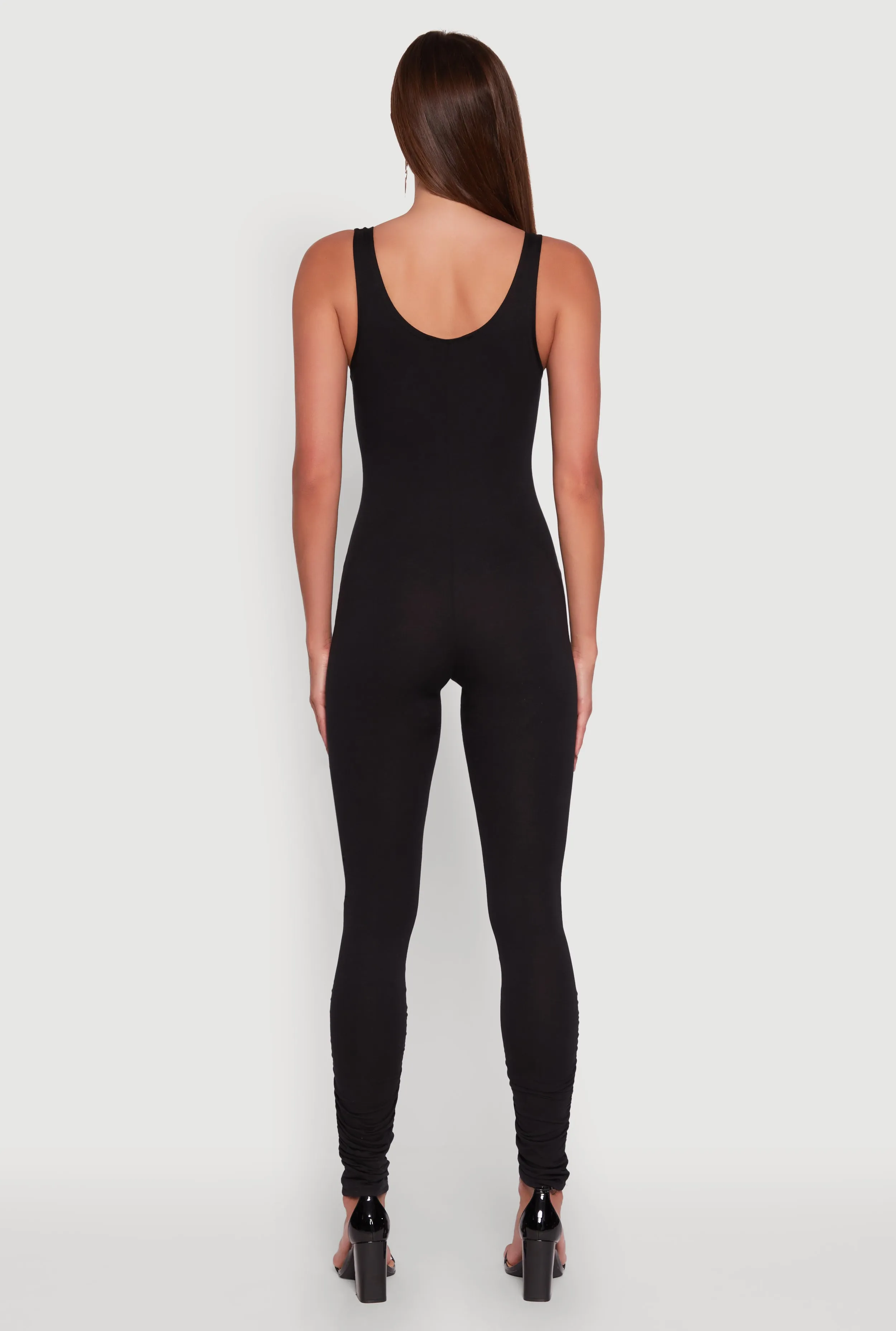 Stylish Scoop Neck Stacked Detail Catsuit sold by Rainbow product image thumbnail 5
