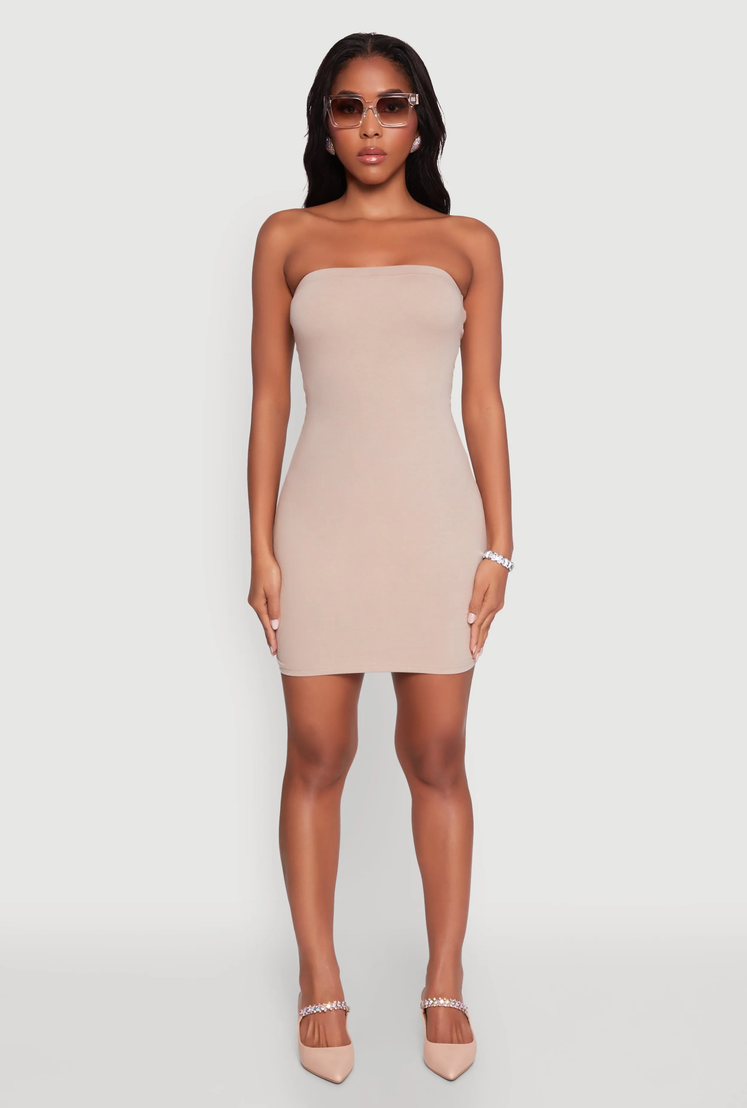 Daisy Mini Tube Dress with Curve Hugging Fit sold by Rainbow