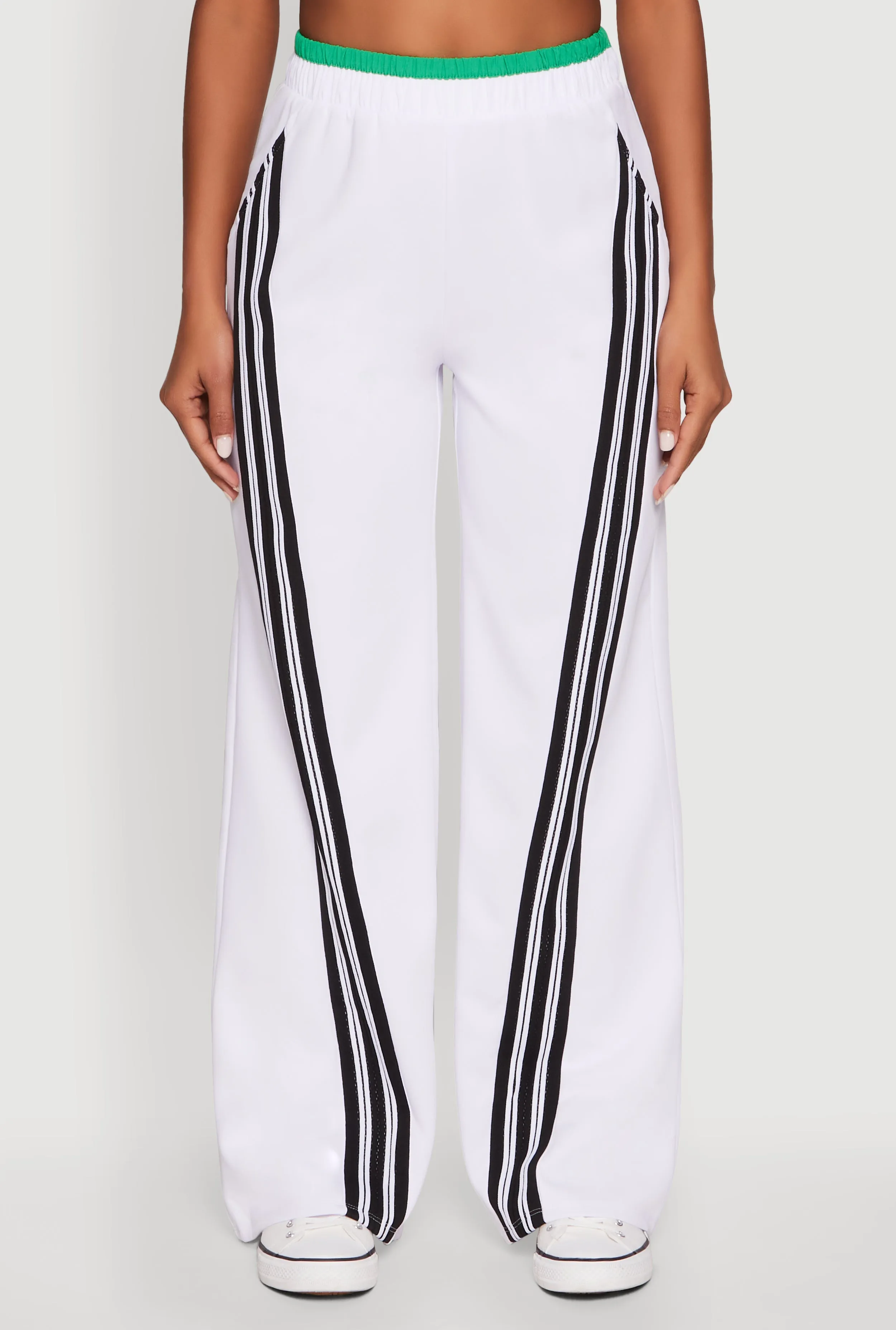 Stylish High Waisted Contrast Trim Scuba Active Pants sold by Rainbow product image thumbnail 5