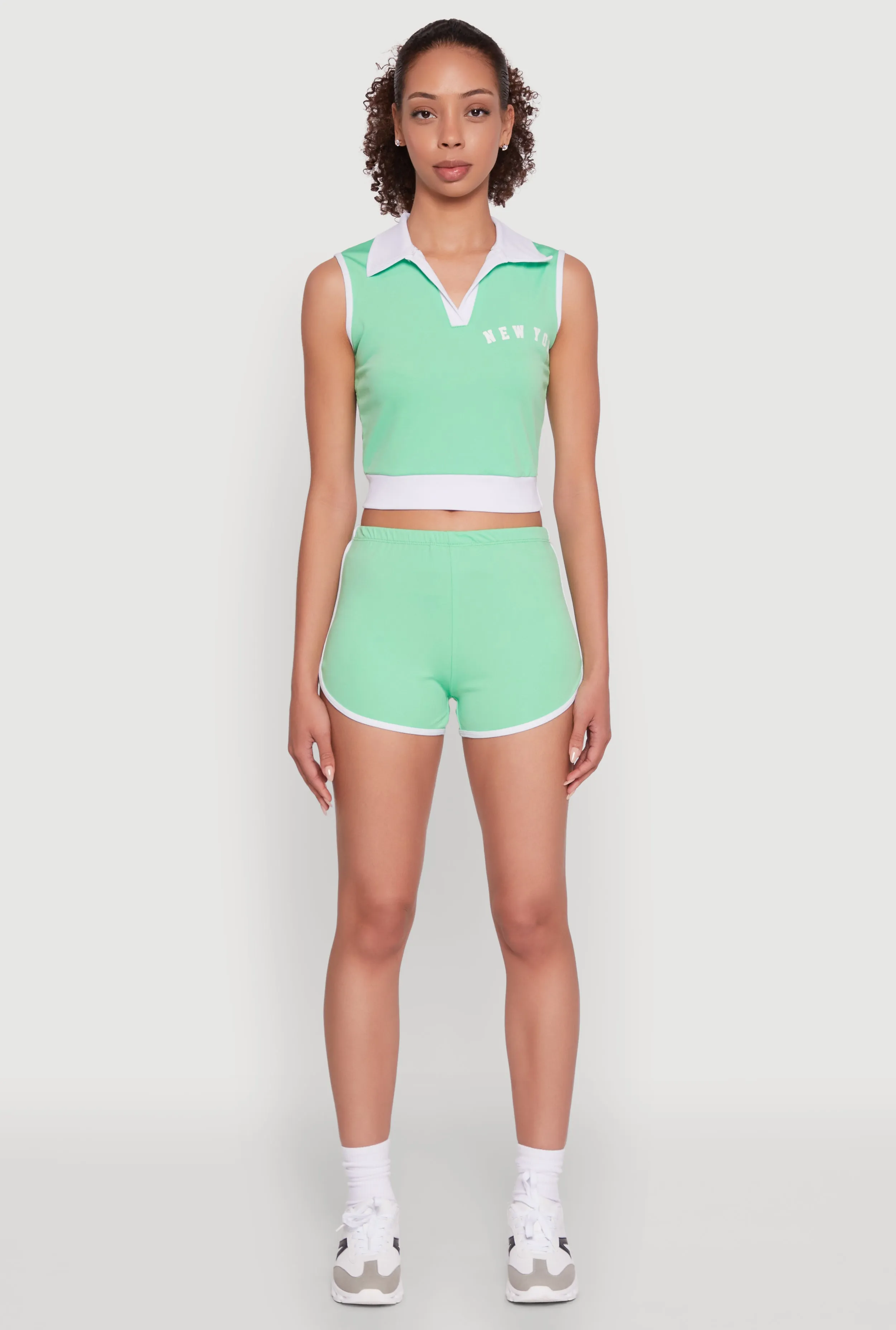 Trendy Contrast Trim Dolphin Shorts sold by Rainbow product image thumbnail 2