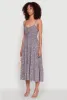 Ditsy Floral Tiered Sundress with Tie Front Keyhole sold by Rainbow