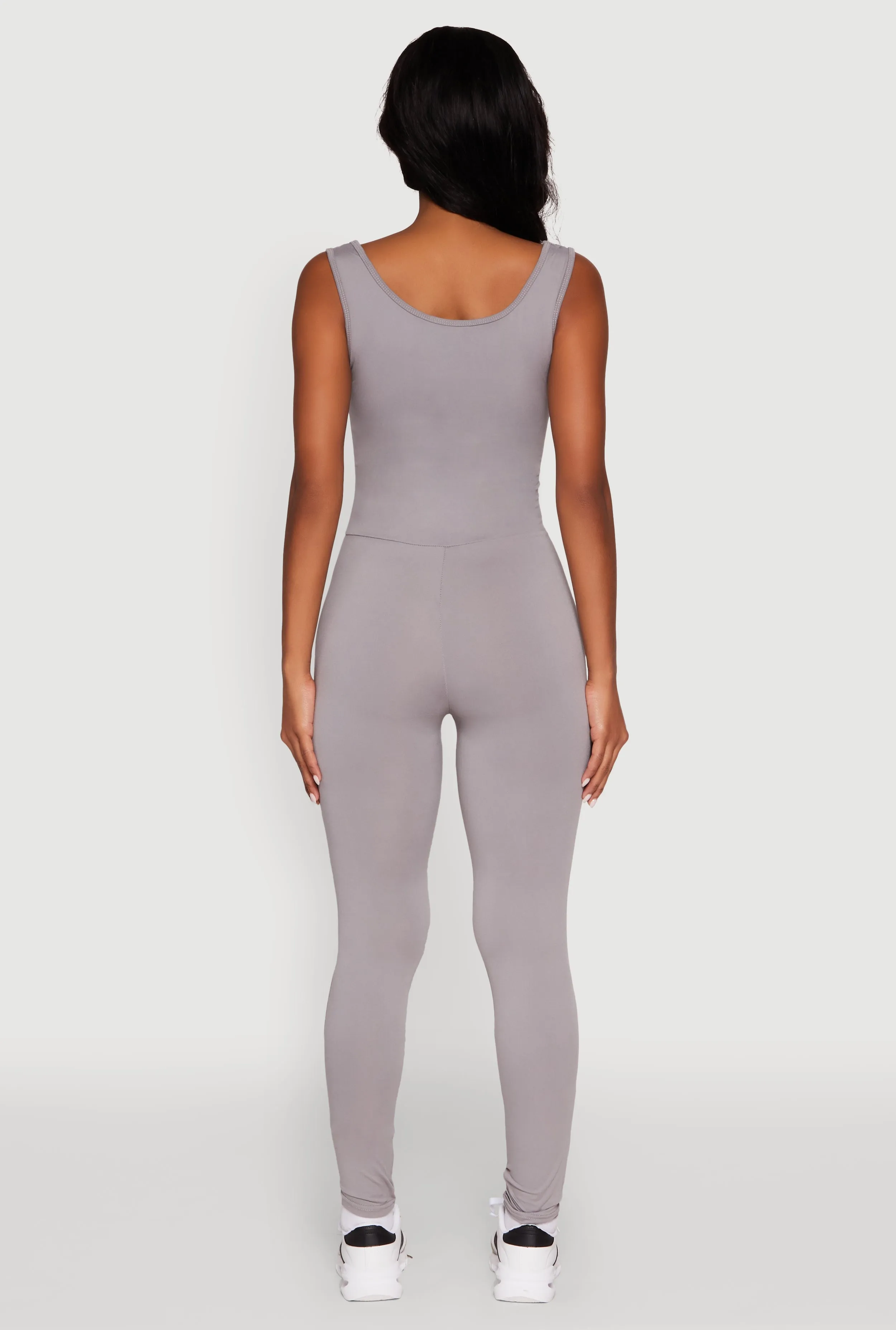 Trendy Sleeveless Crew Neck Skinny Leg Jumpsuit sold by Rainbow product image thumbnail 5