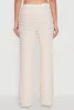 Mesh Lettuce Edge Ruffle Casual Straight Pants sold by Rainbow