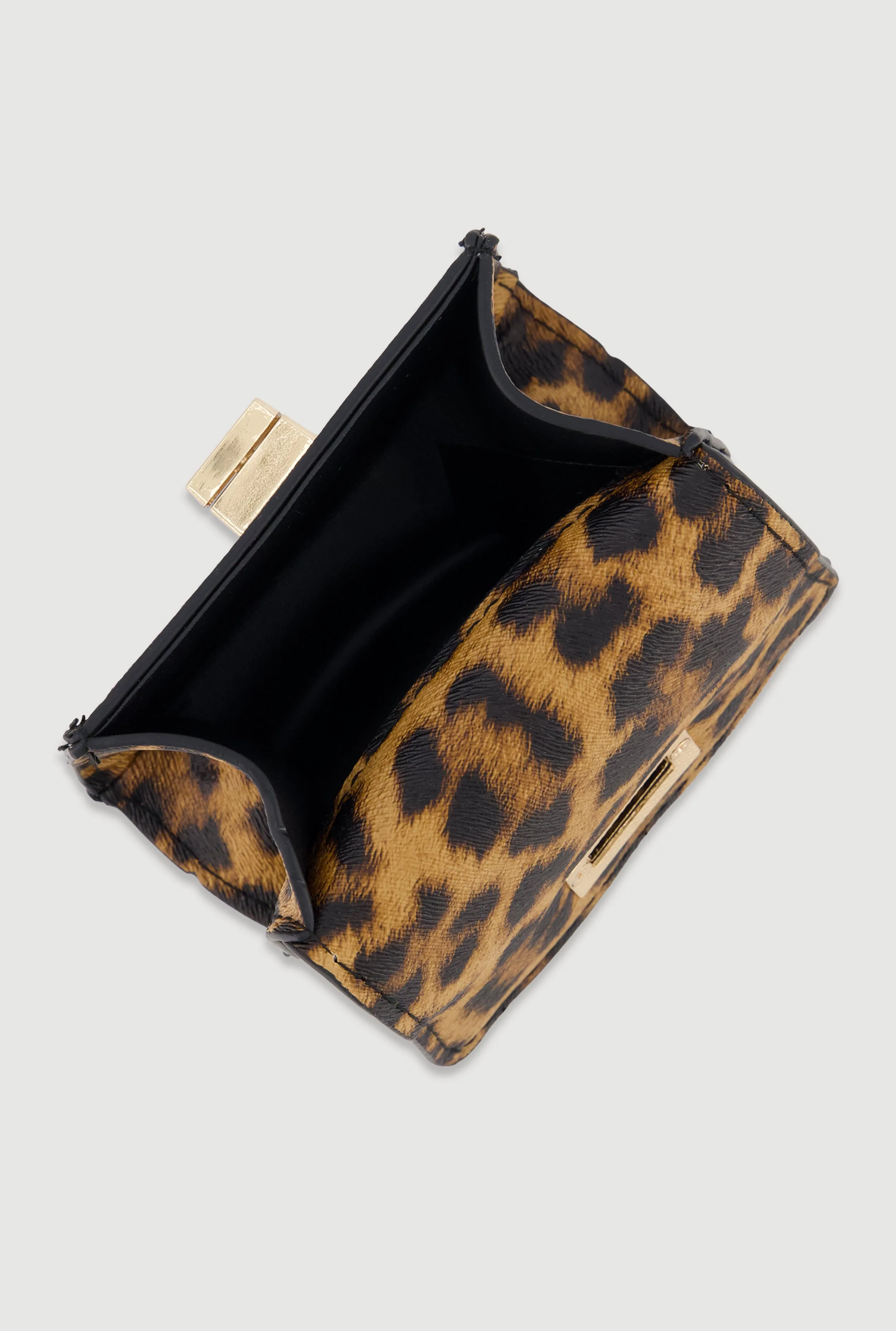 Chic Leopard Print Faux Leather Crossbody Bag with Removable Strap sold by Rainbow product image thumbnail 5