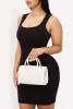 Metallic Faux Leather Crossbody Bag with Removable Strap sold by Rainbow
