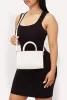 Metallic Faux Leather Crossbody Bag with Removable Strap sold by Rainbow