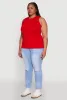 Plus Size Seamless Textured Knit Tank Top sold by Rainbow