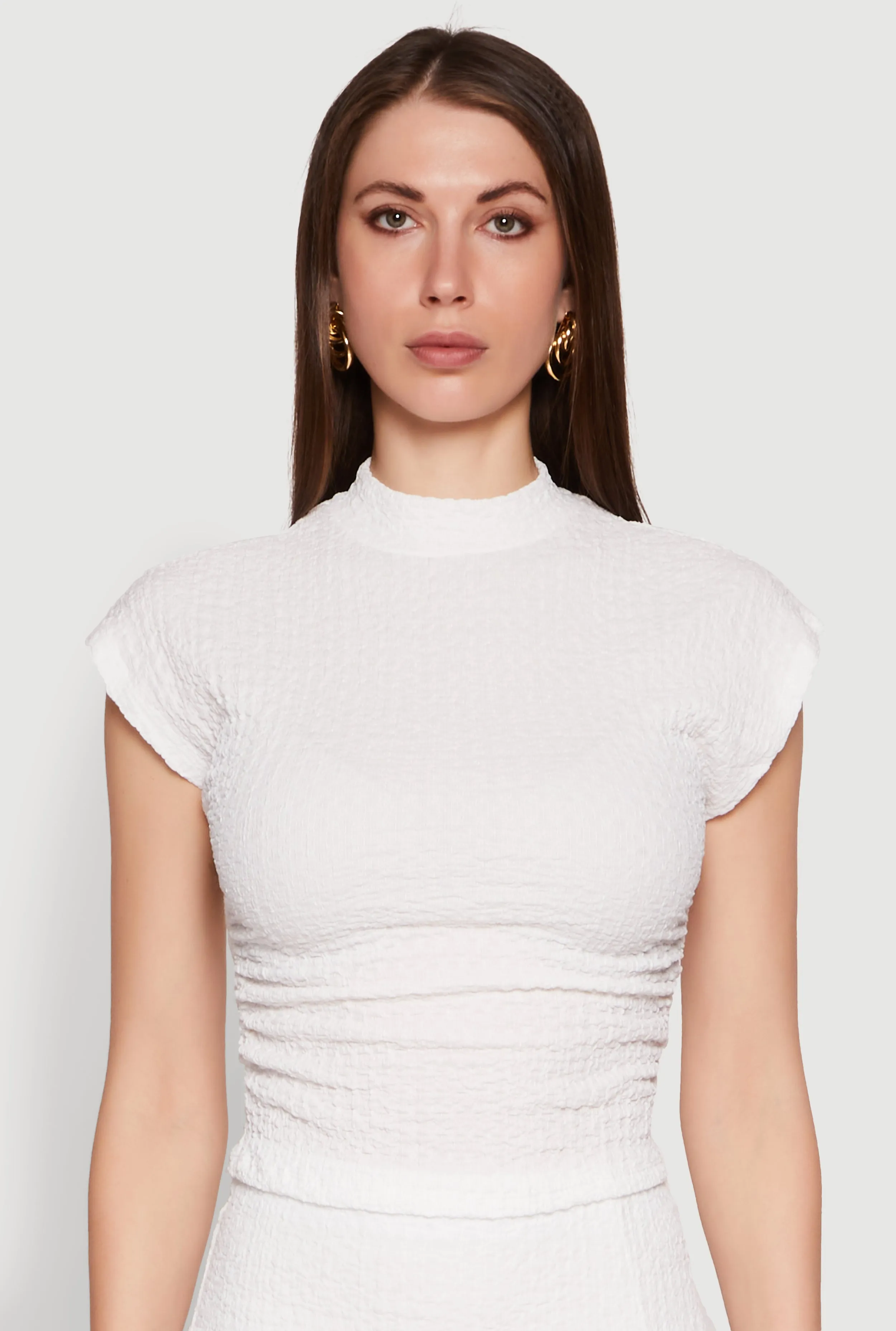 Iris Textured Knit Blouse sold by Rainbow