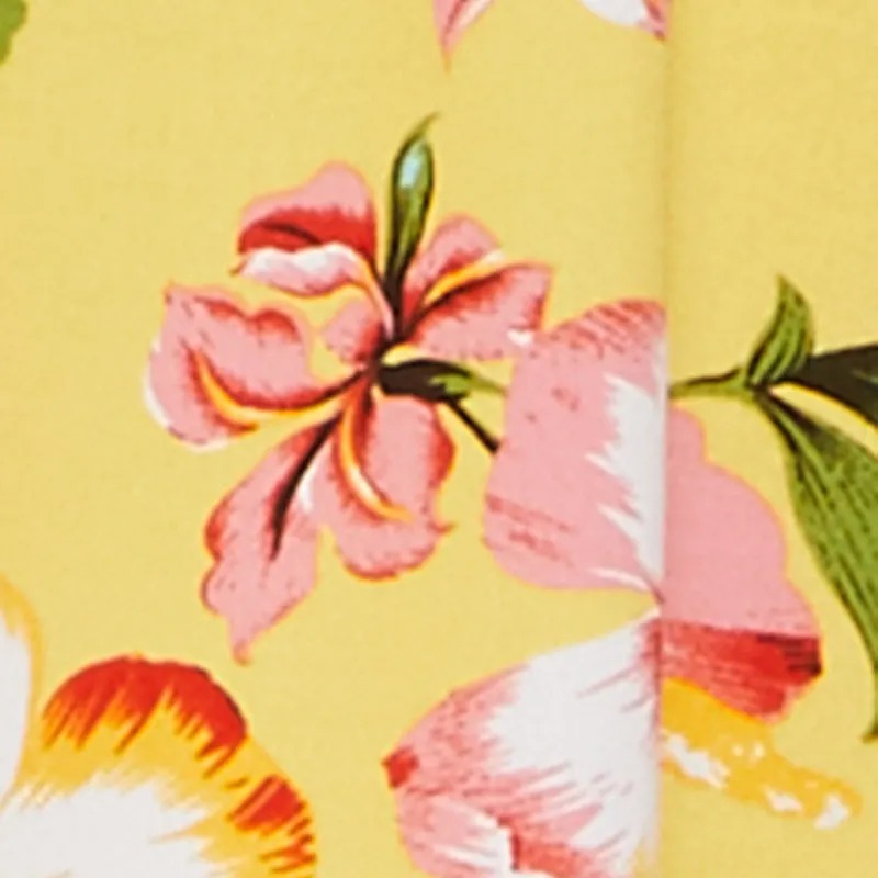 Floral Print V Neck Sundress with Adjustable Straps sold by Rainbow product image thumbnail 4