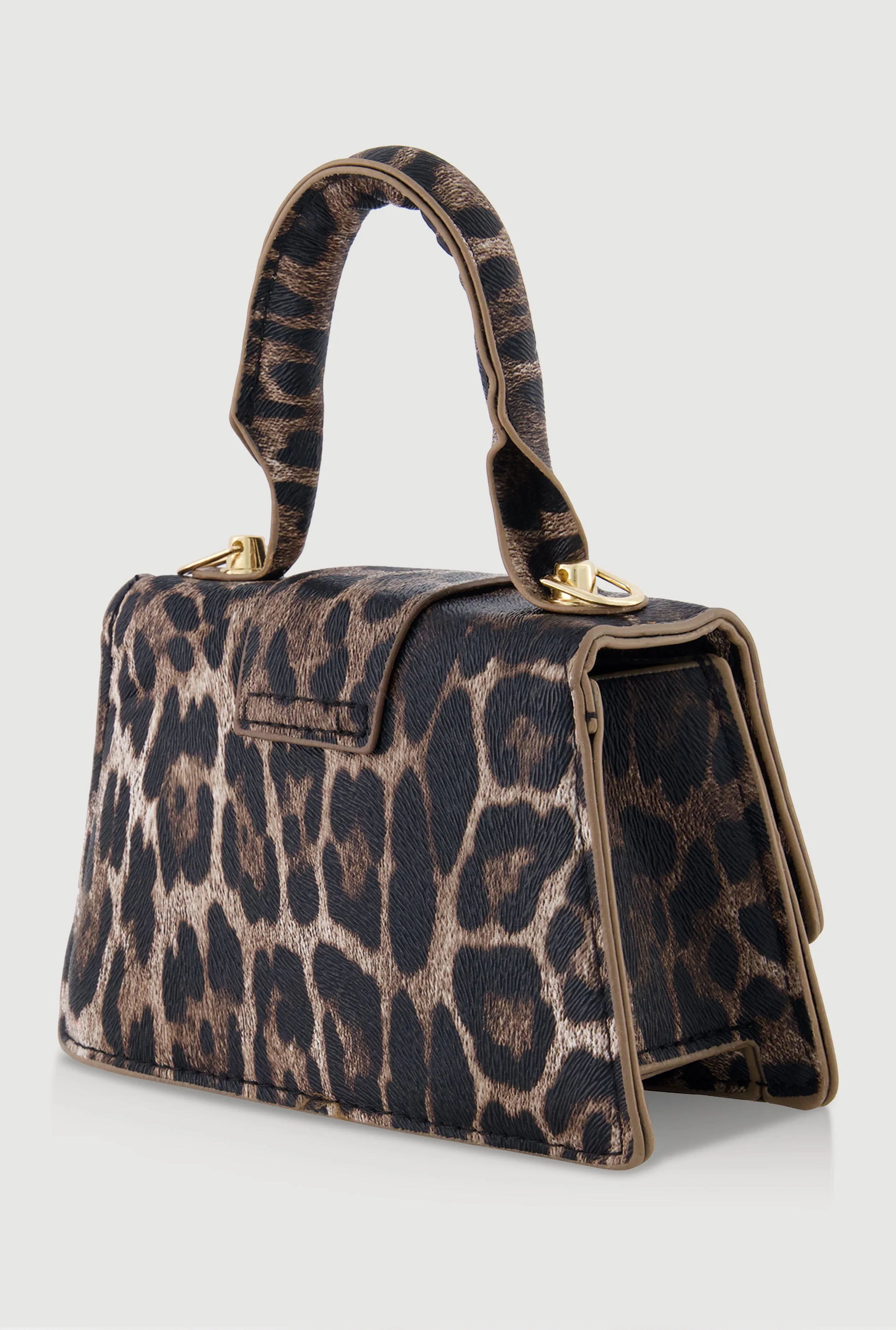 Chic Animal Print Faux Leather Crossbody Bag with Removable Strap sold by Rainbow product image thumbnail 5
