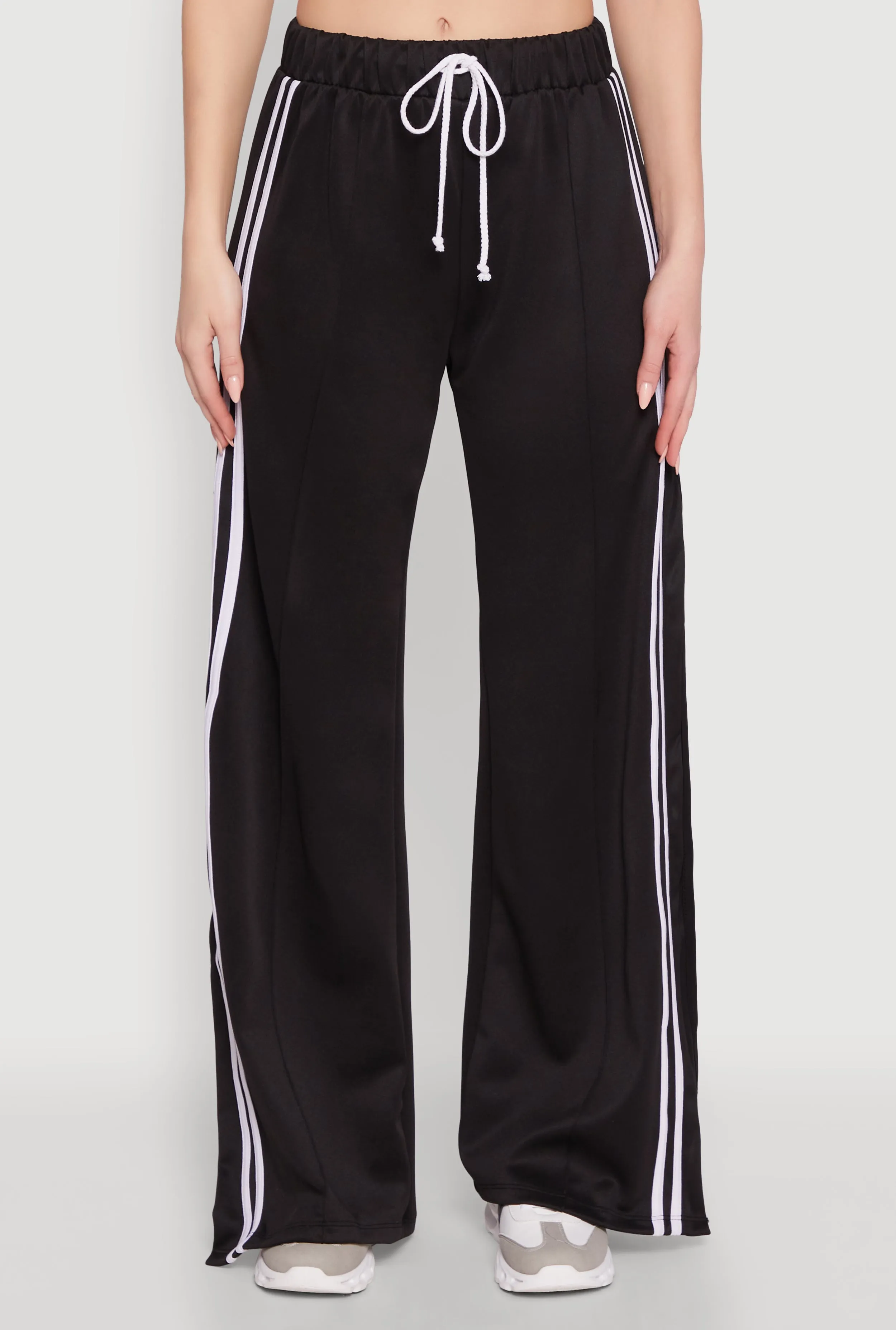 Stylish High Waisted Varsity Stripe Active Pants sold by Rainbow product image thumbnail 3