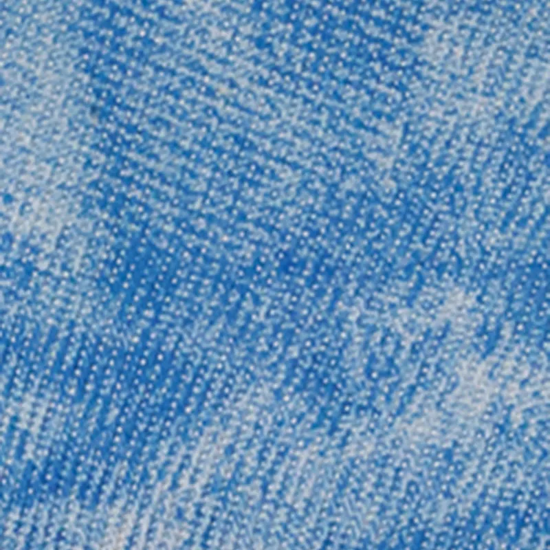 Rhinestone Trim Denim Print Cowboy Hat sold by Rainbow product image thumbnail 4