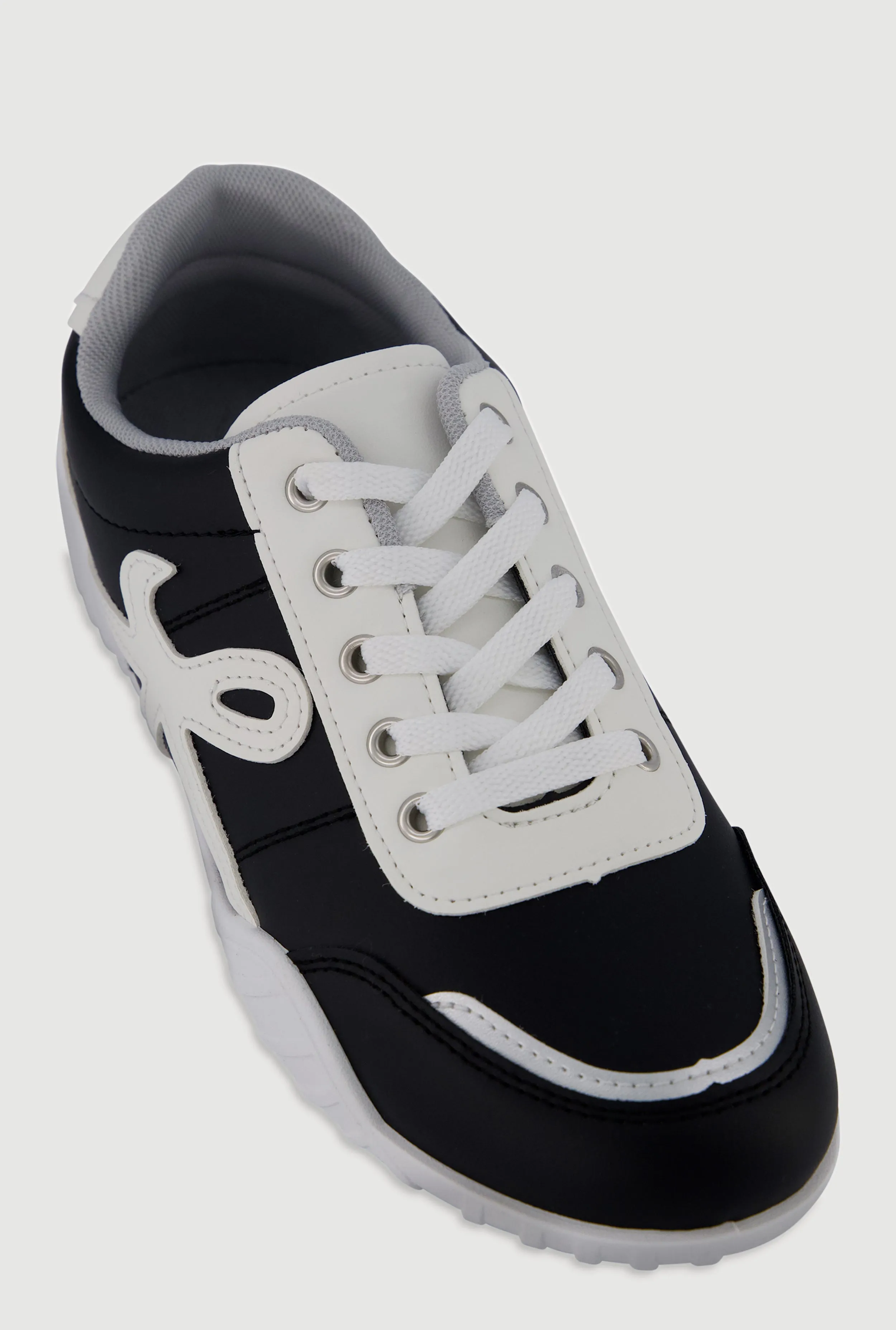 Stylish Lace-Up Sneakers with Round Toe sold by Rainbow