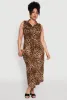 Plus Size Chic Sleeveless Shirt Dress with Tie Waist Belt sold by Rainbow