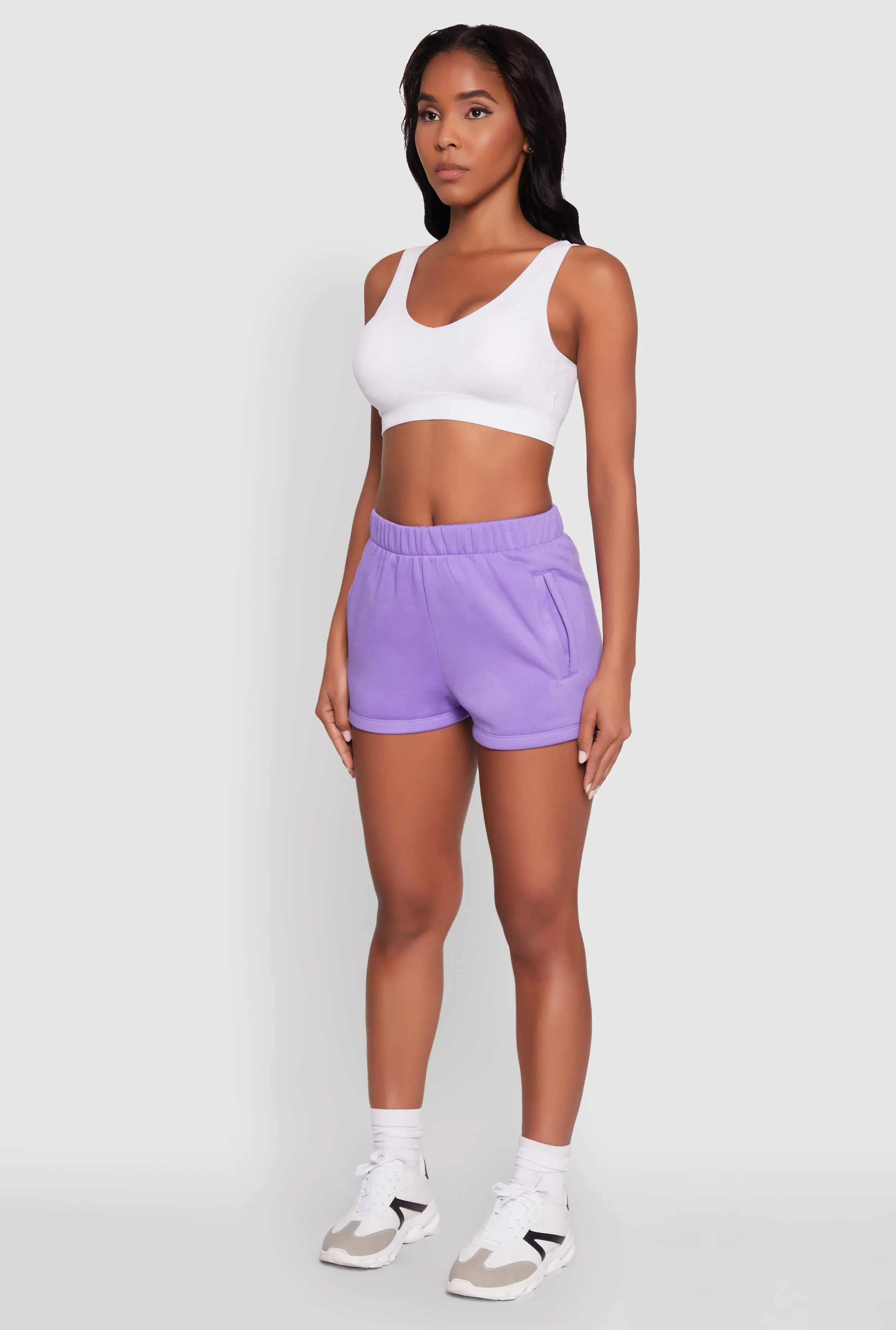 Activewear Fleece Lined Sweatshorts sold by Rainbow product image thumbnail 3