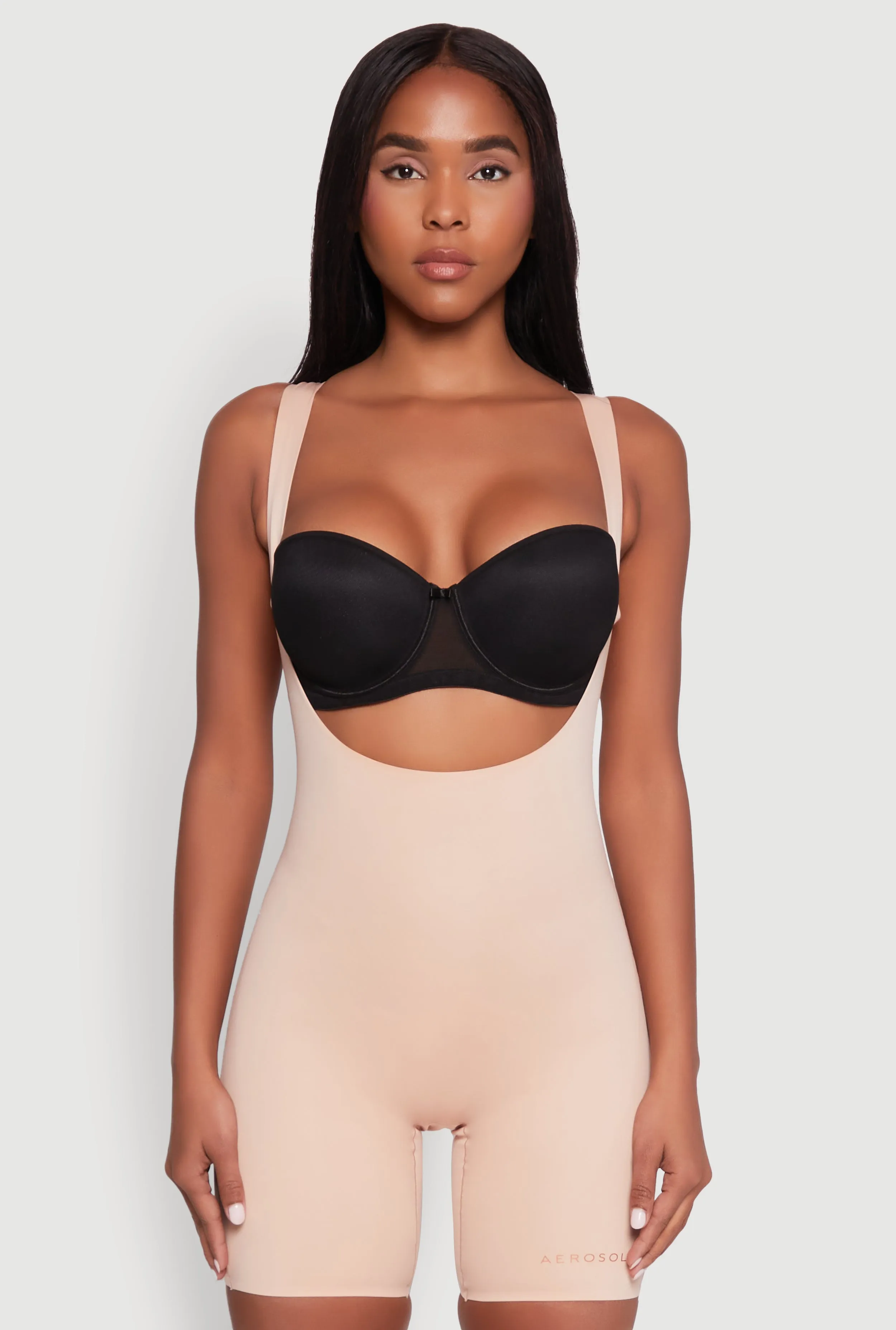 Open Bust Shapewear Bodysuit sold by Rainbow