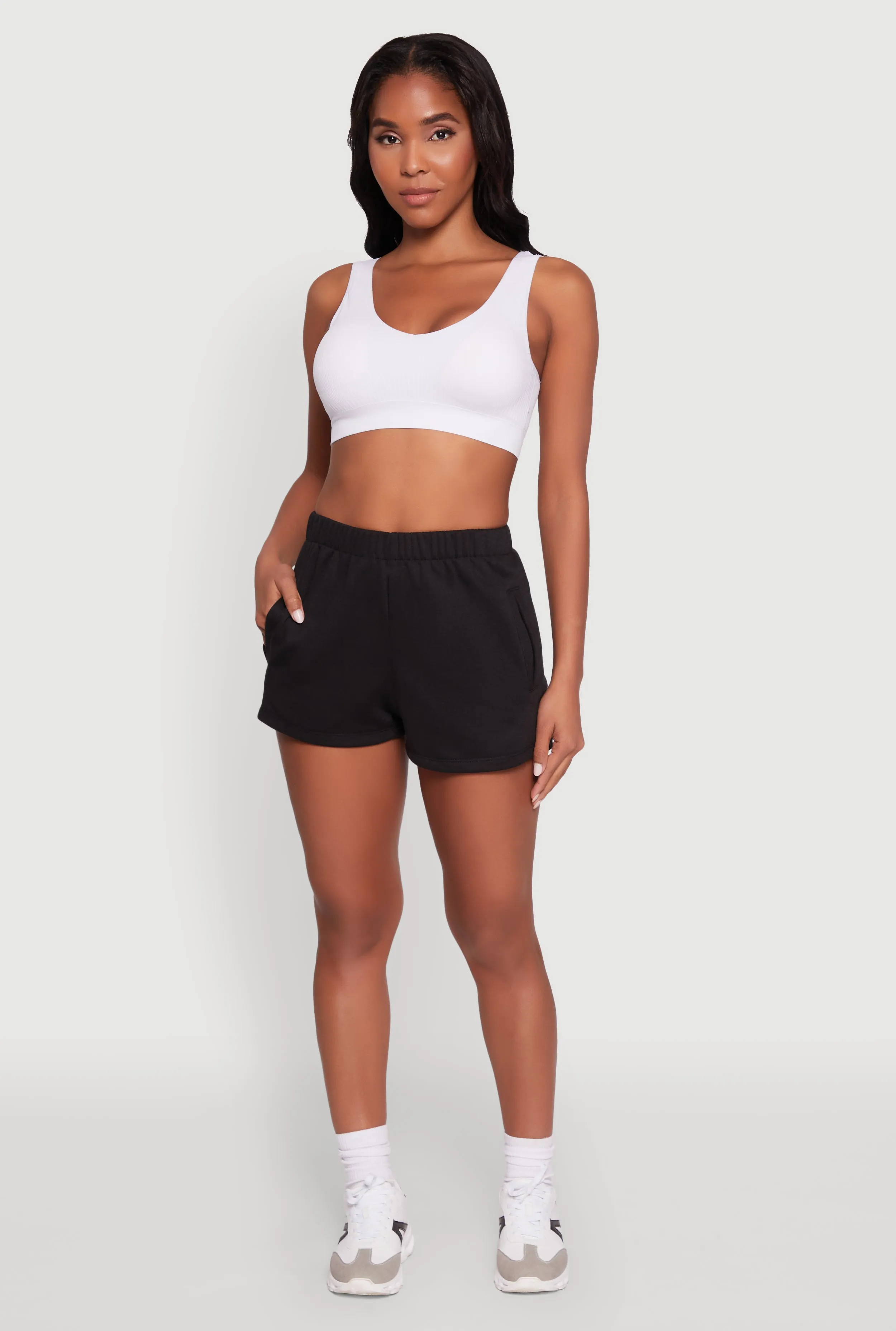 Activewear Fleece Lined Sweatshorts sold by Rainbow