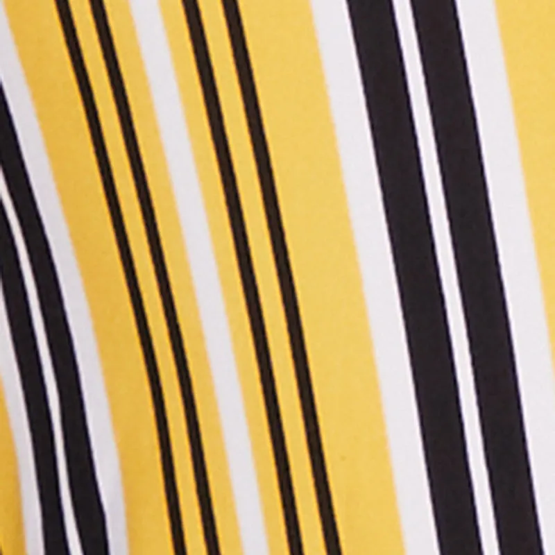 Plus Size Striped Shirt Dress with Tie Waist Belt and Flap Pockets sold by Rainbow product image thumbnail 4