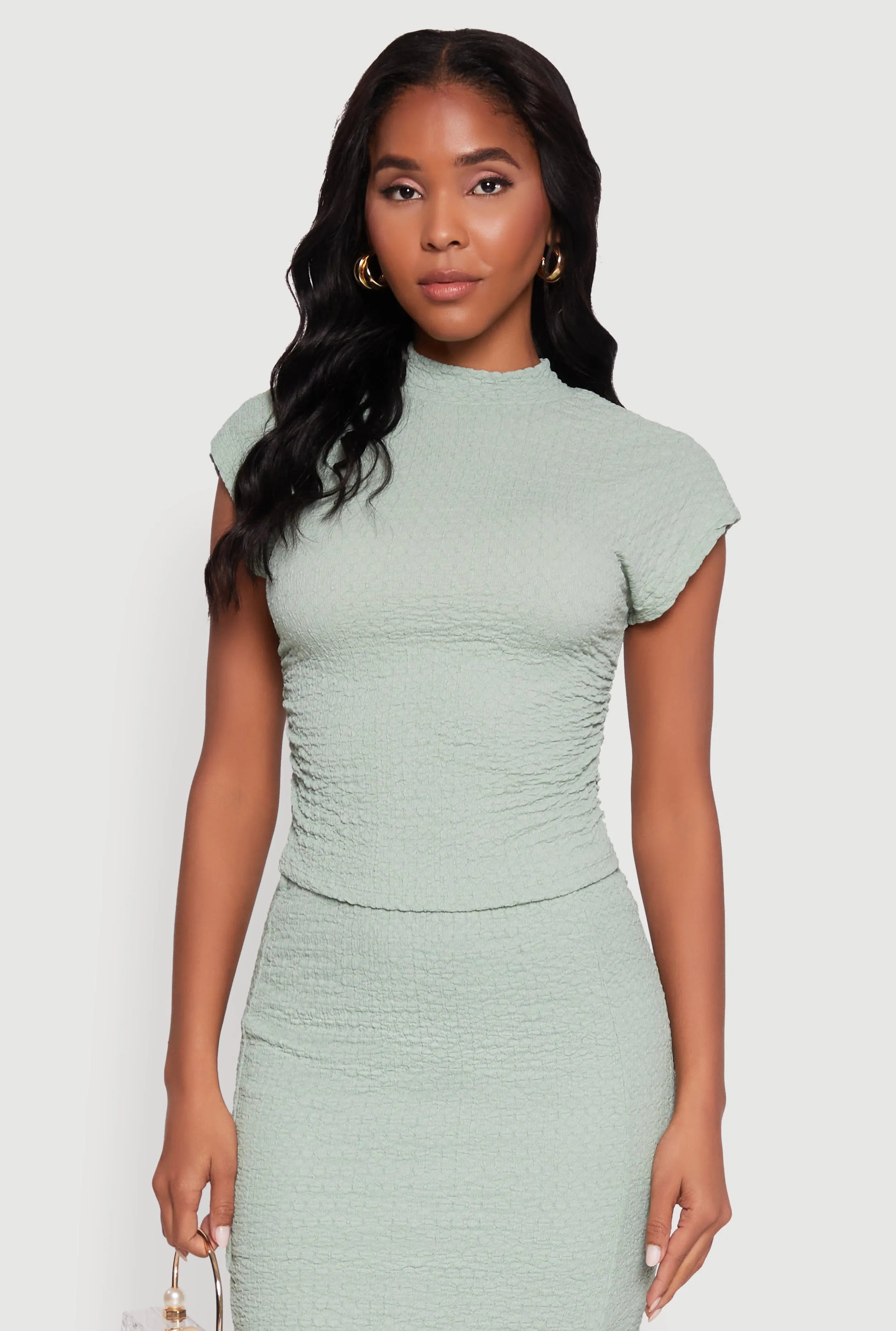 Iris Textured Knit Blouse sold by Rainbow