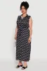 Plus Size Chic Sleeveless Shirt Dress with Tie Waist Belt sold by Rainbow