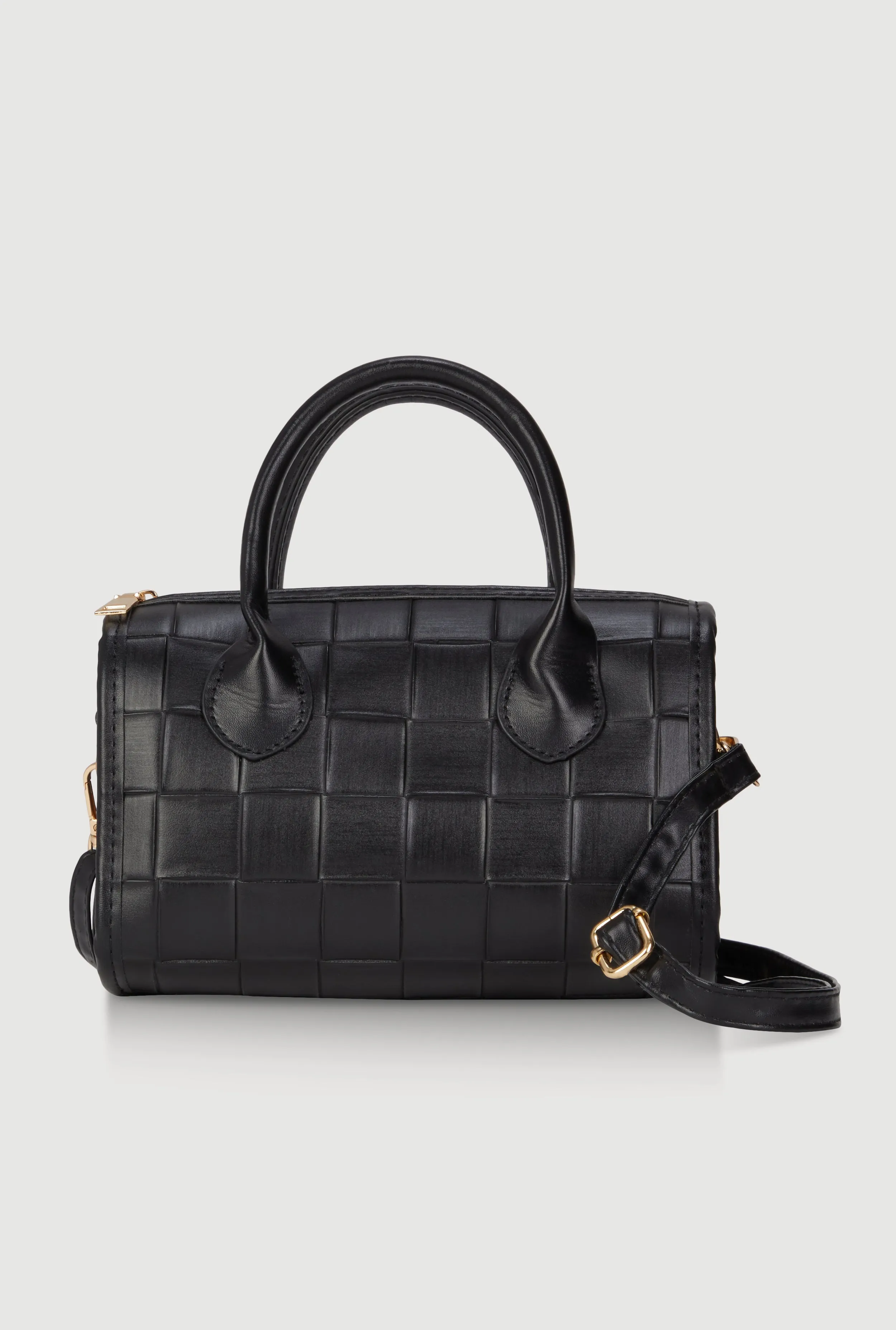 Metallic Faux Leather Crossbody Bag with Removable Strap sold by Rainbow