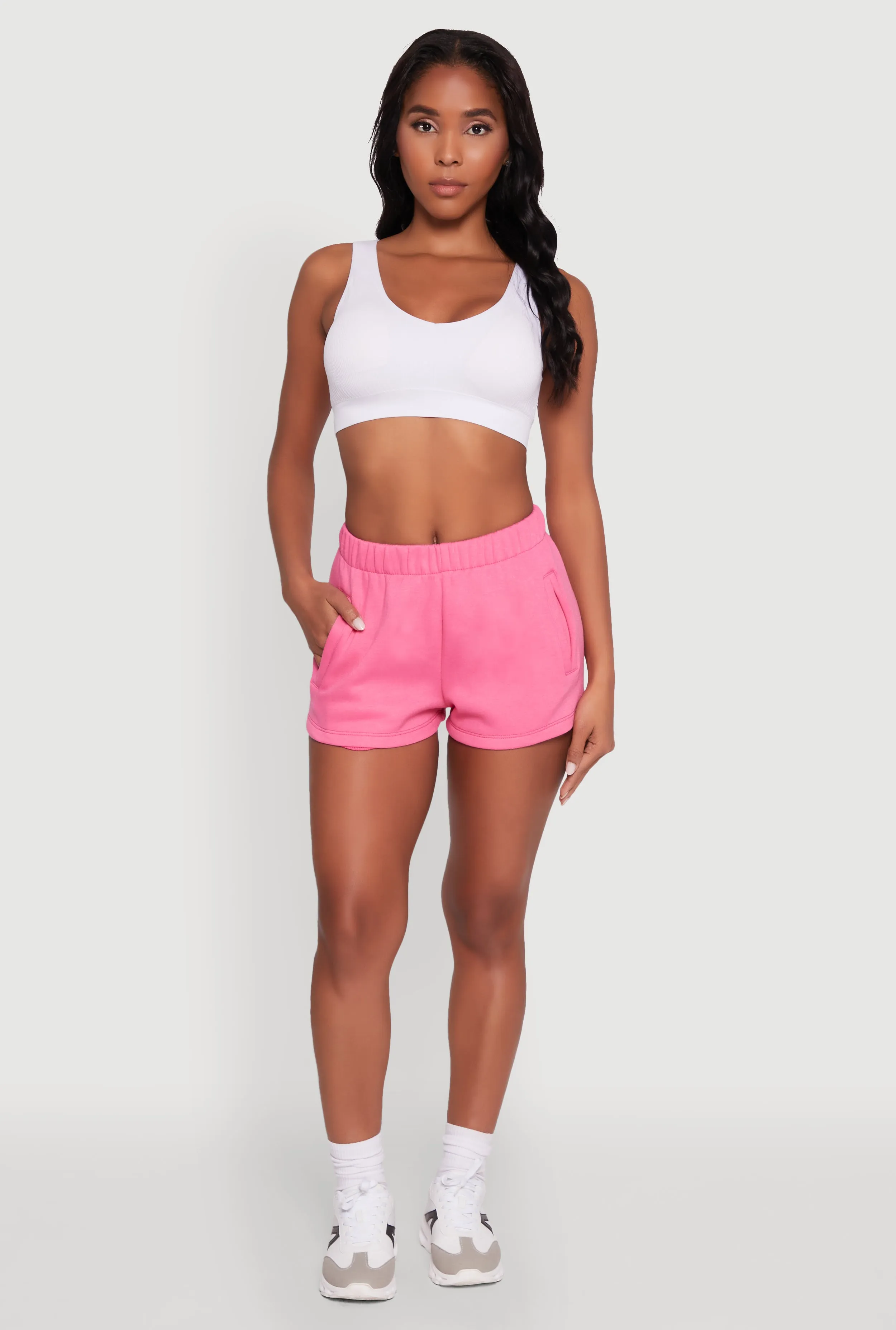Activewear Fleece Lined Sweatshorts sold by Rainbow