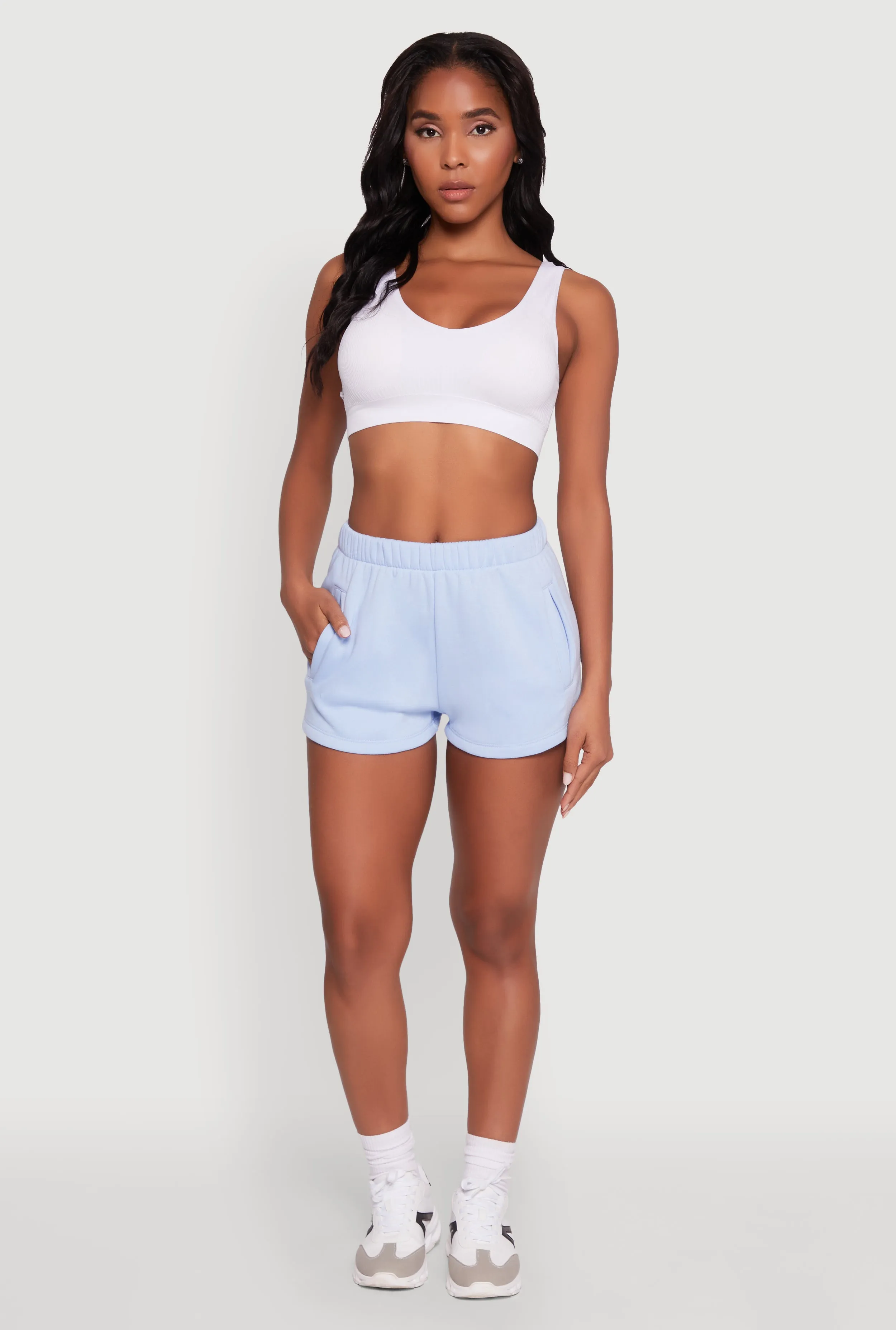 Activewear Fleece Lined Sweatshorts sold by Rainbow